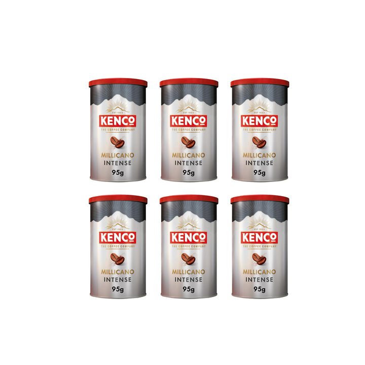 Kenco Millicano Americano Intense Instant Coffee 95g (Pack of 6 Tins, Total 570g)
