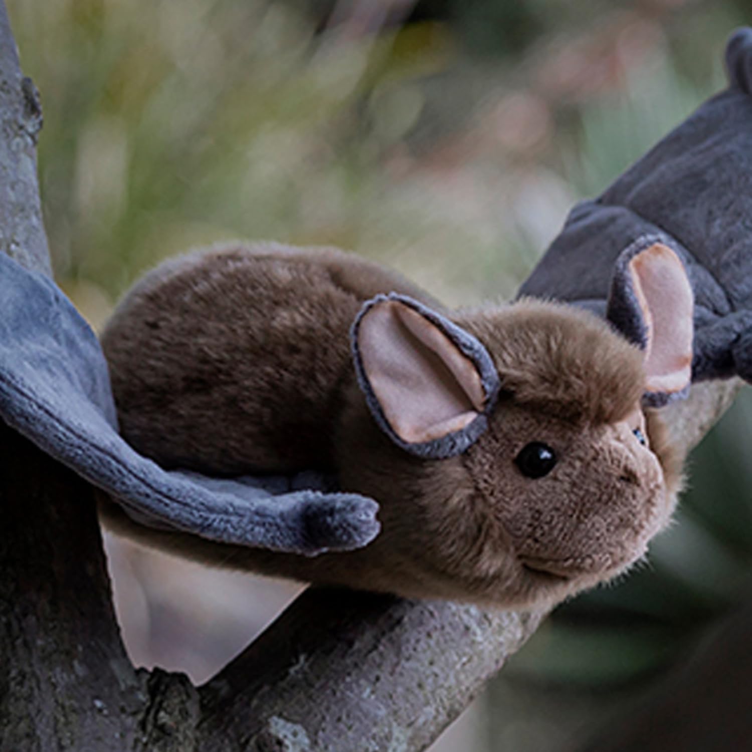 Tobar Animigos World of Nature Bat Plush Toy - 46cm Wingspan, Brown 8