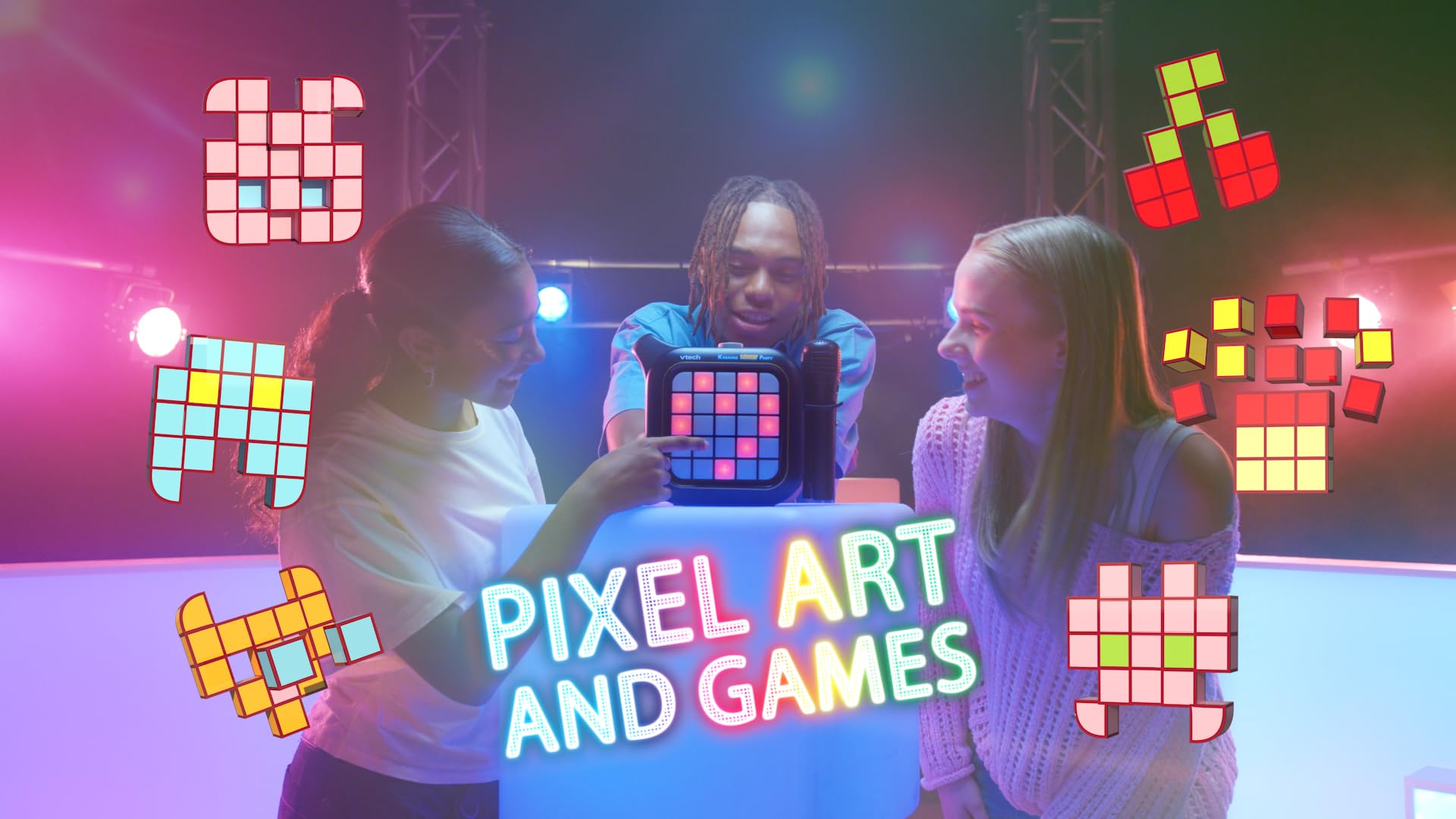 VTech Karaoke Light Party - Portable Bluetooth Karaoke Machine with 2 Wireless Microphones 15