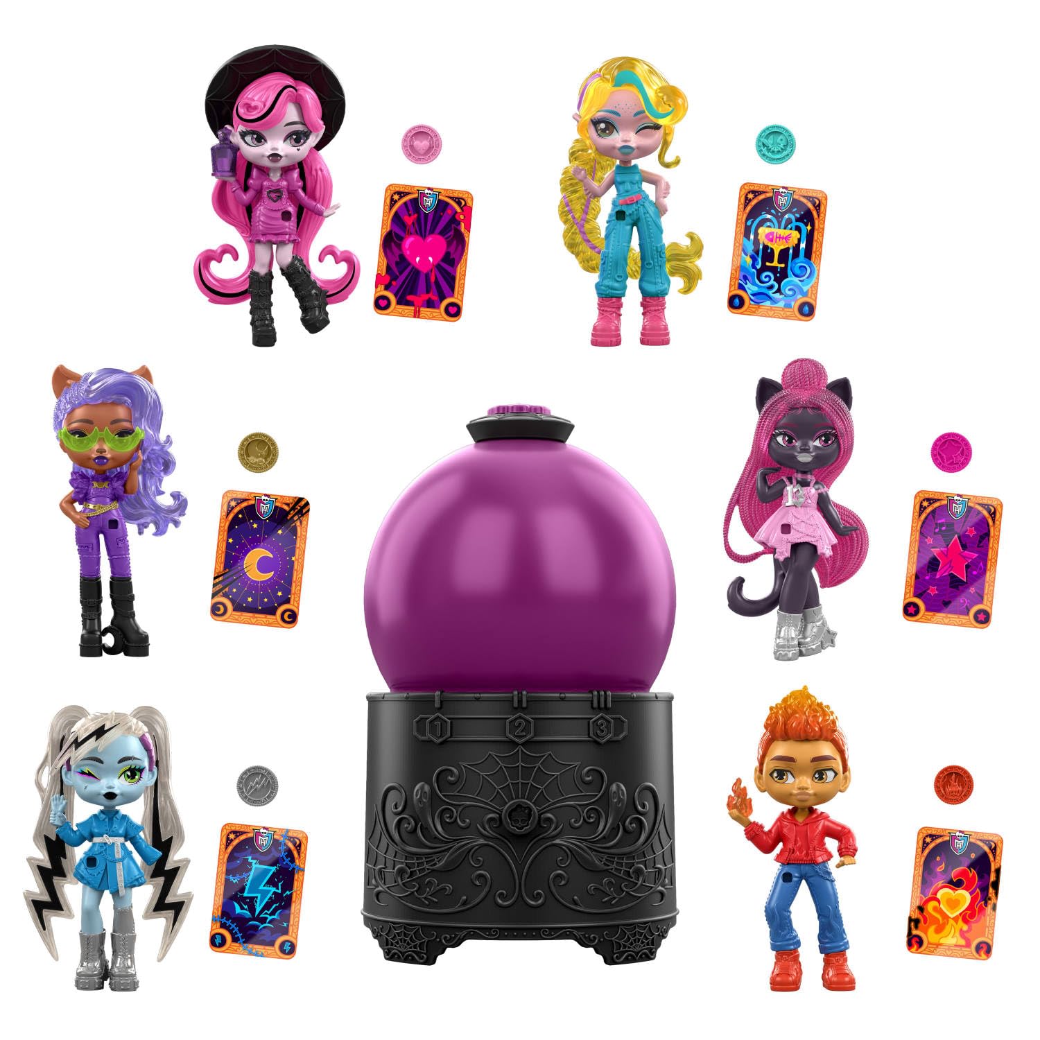 Monster High Potions Crystal Ball Mini Dolls Surprise 3-inch Character Figure JCX99