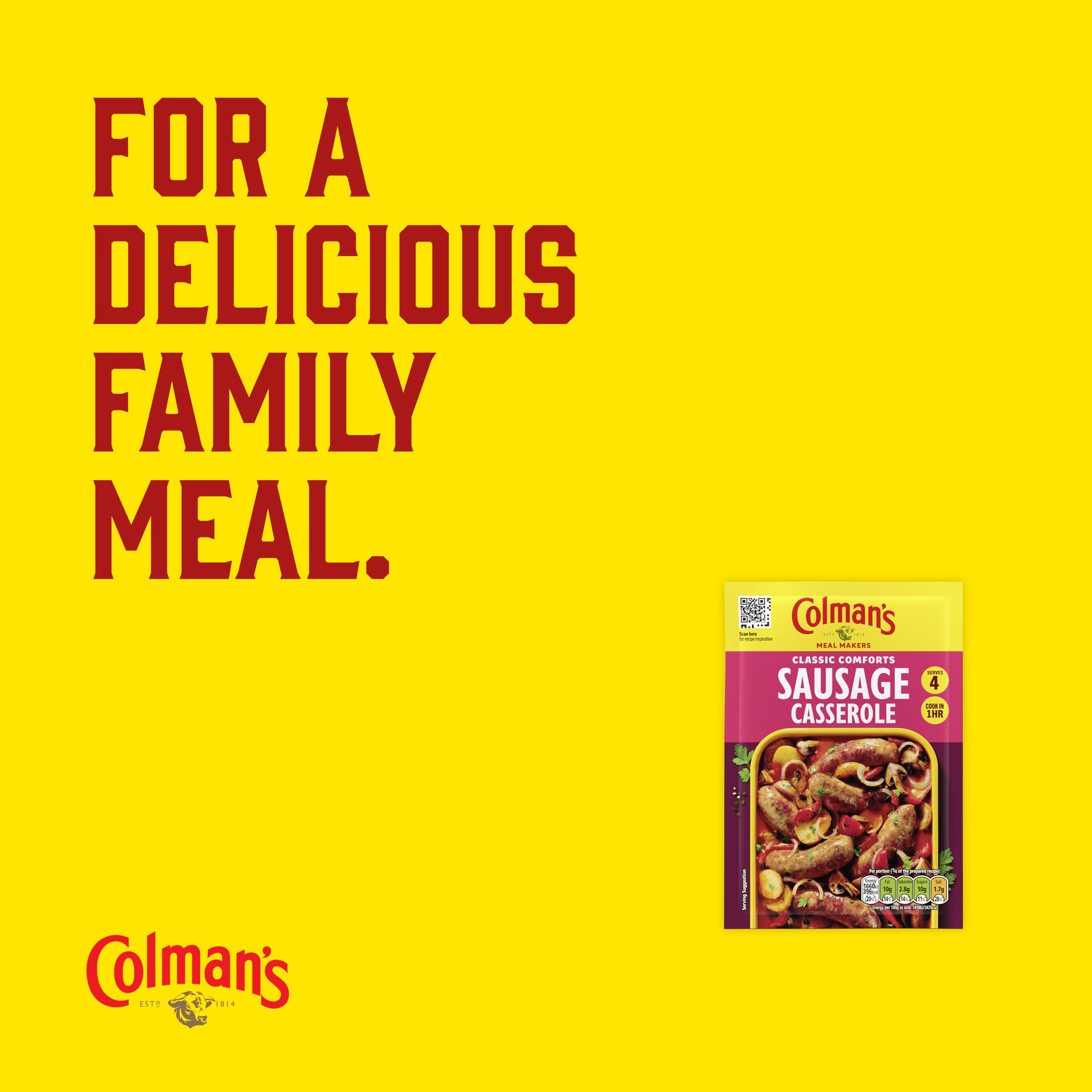 Colman's Sausage Casserole Recipe Mix 39 g 2