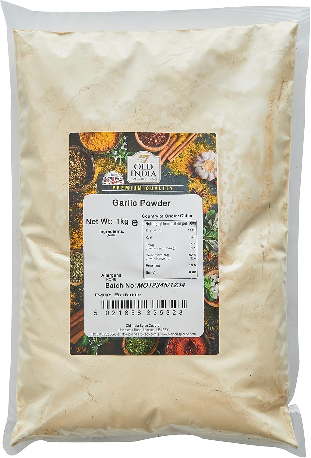 Old India Garlic Powder - 100% Natural, Additive-Free | 1kg