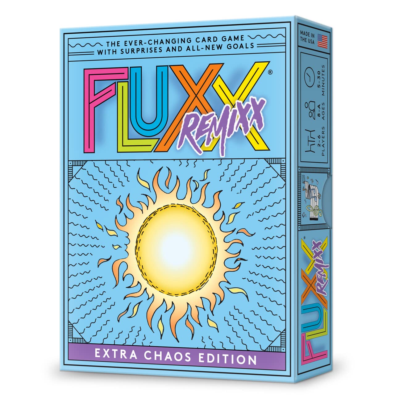 Looney Labs Fluxx Remixx Card Game - 2-6 Players, Ages 8+, 5-30 Min Play Time 1