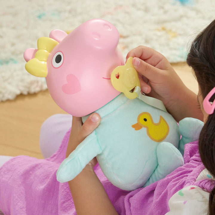 Peppa Pig Oinks and Snuggles Evie Interactive Baby Doll - 20+ Sound Effects, Ages 3+