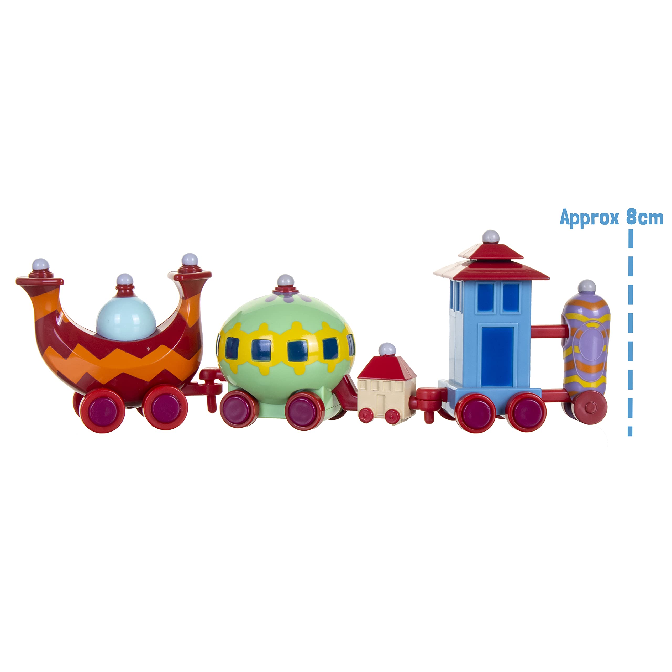 In the Night Garden Ninky Nonk Train Set - 5 Colorful Connectable Carriages | Multicolor | Ages 18m+ 3