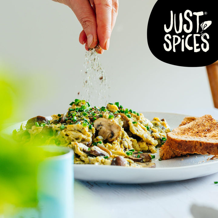 Just Spices Scrambled Egg Seasoning, 47g – Natural Herb & Spice Blend for Eggs and Tofu