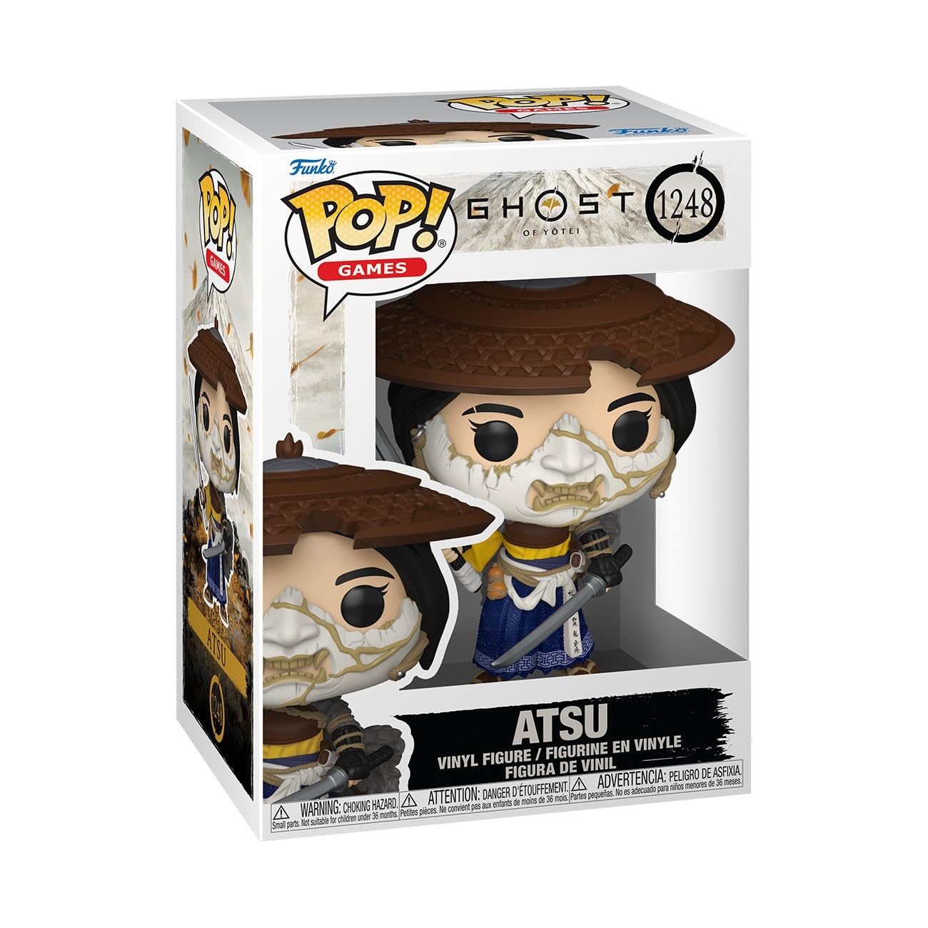 Funko POP! Games: Atsu - Ghost of Yotei Collectible Vinyl Figure | 3.75 Inches