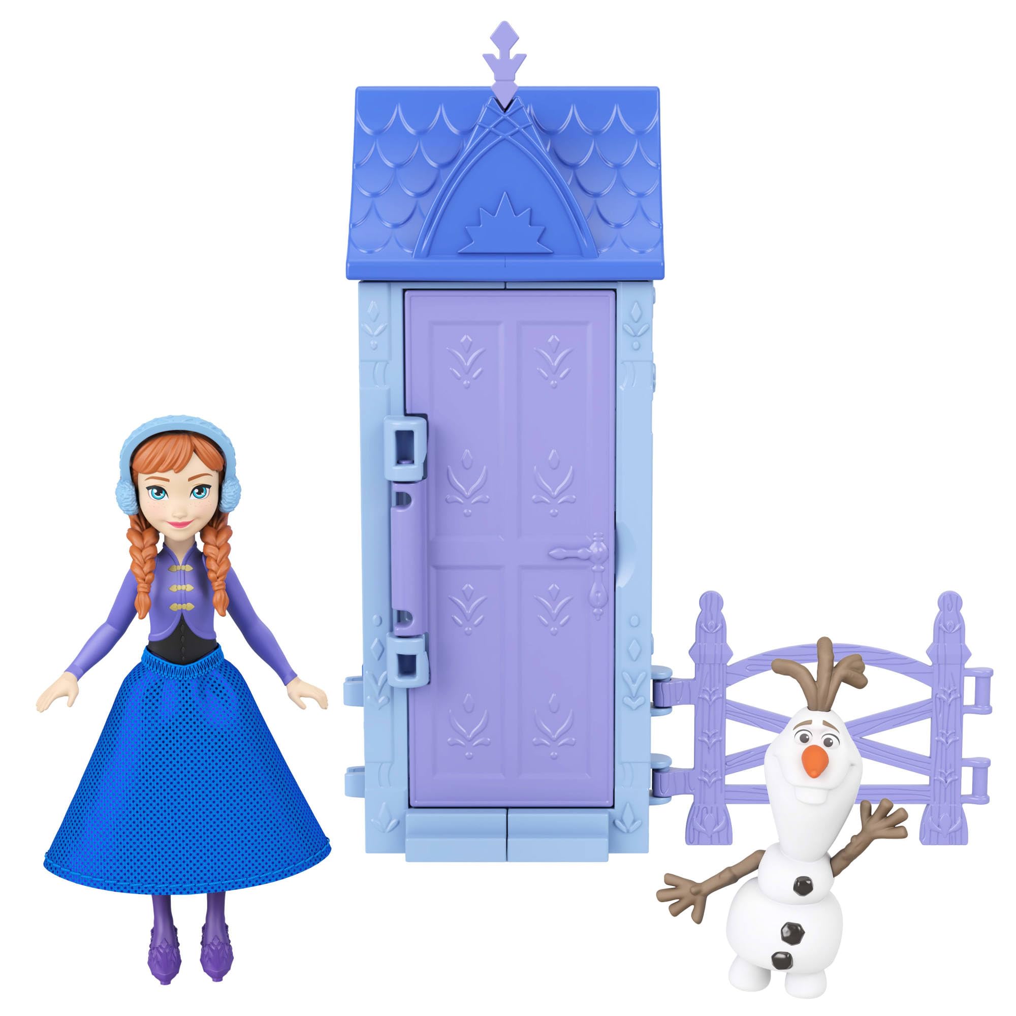 Mattel Disney Frozen Anna or Elsa Playset - 5-Surprise Stacker with Posable Doll & Accessories 4