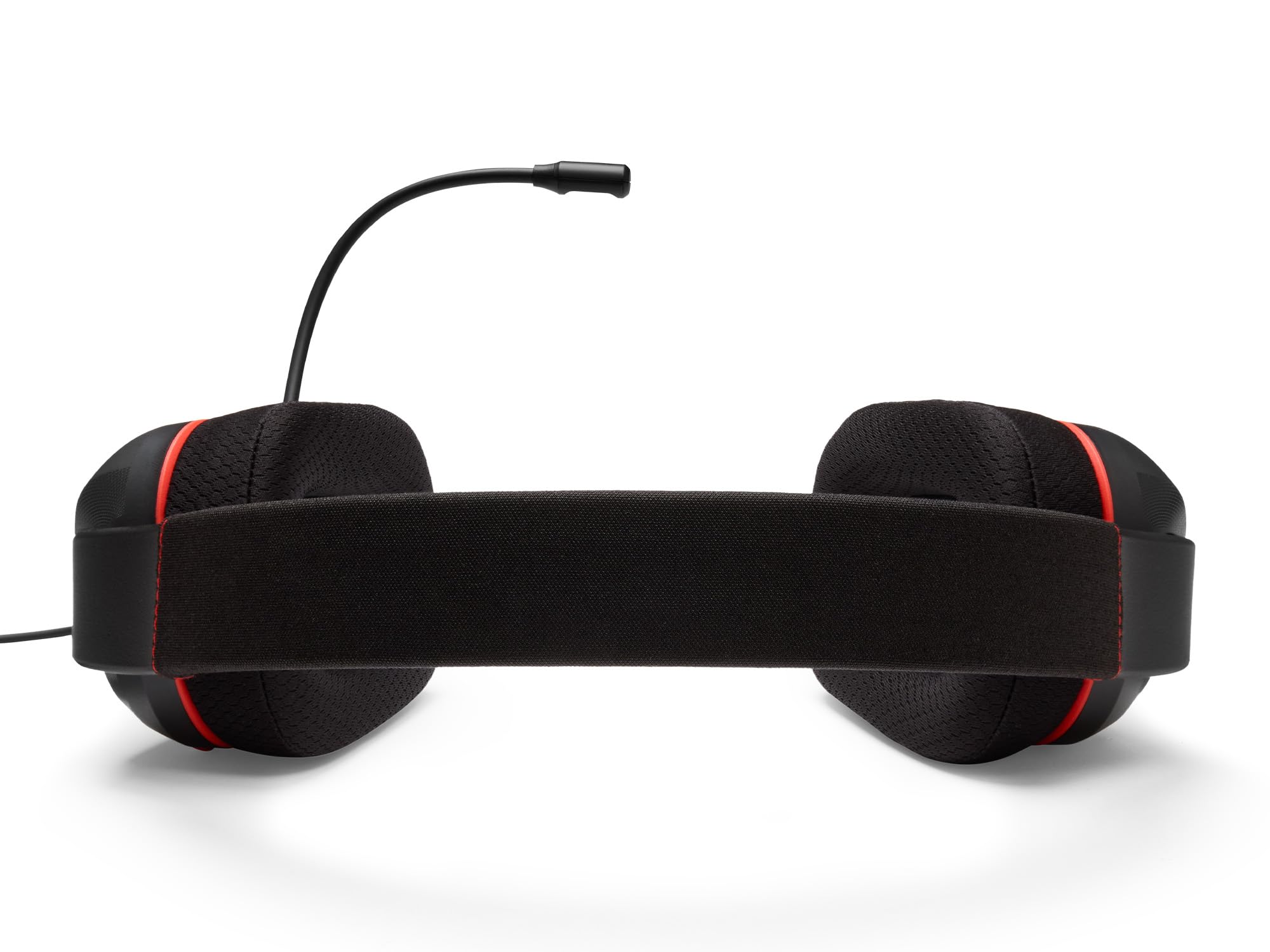 PowerA Wired Stereo Headset for Nintendo Switch 2 - Black/Red | 50mm Drivers | Detachable Mic 4