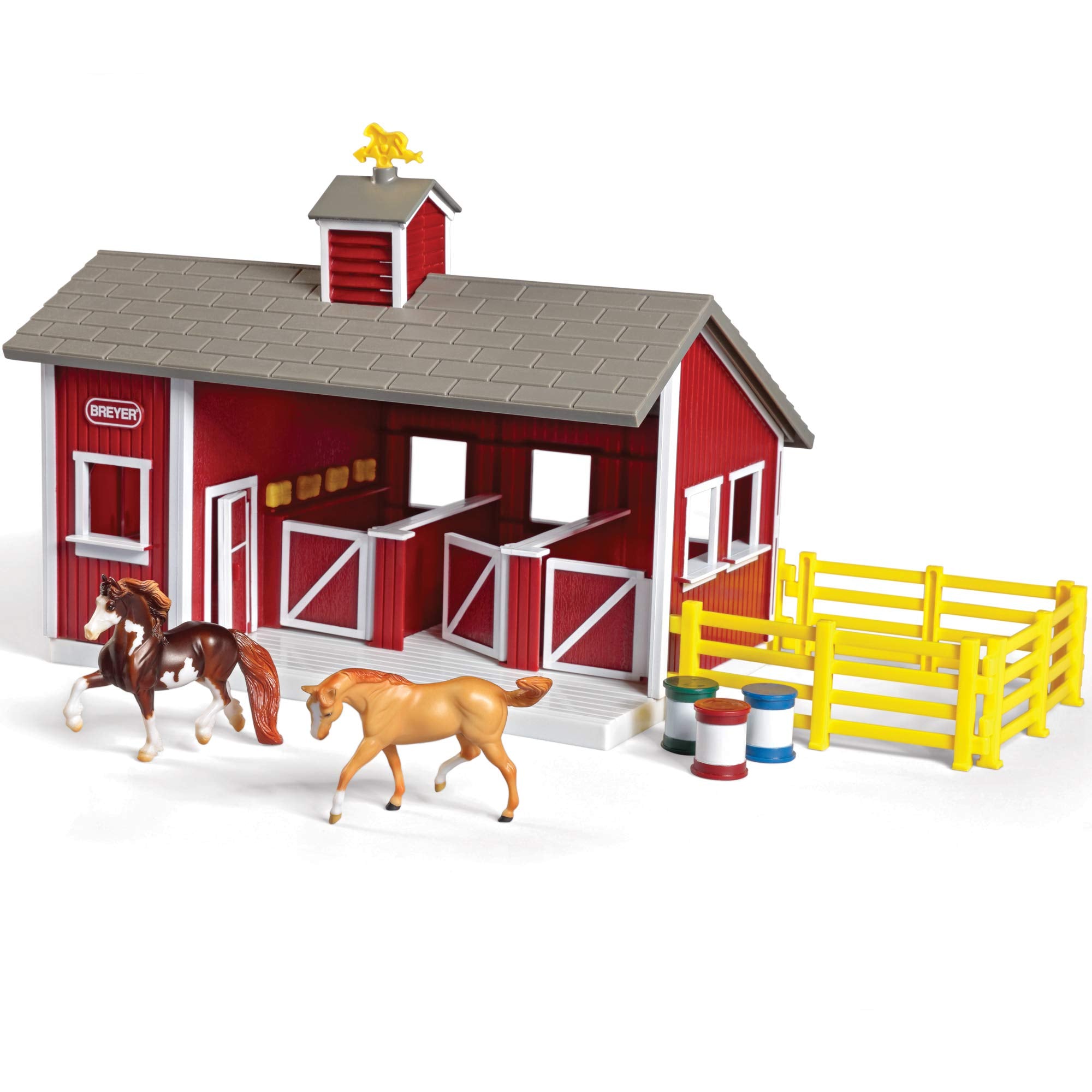 Breyer Stablemates Red Stable and Horse Playset - 1:32 Scale, 4+ Years 8