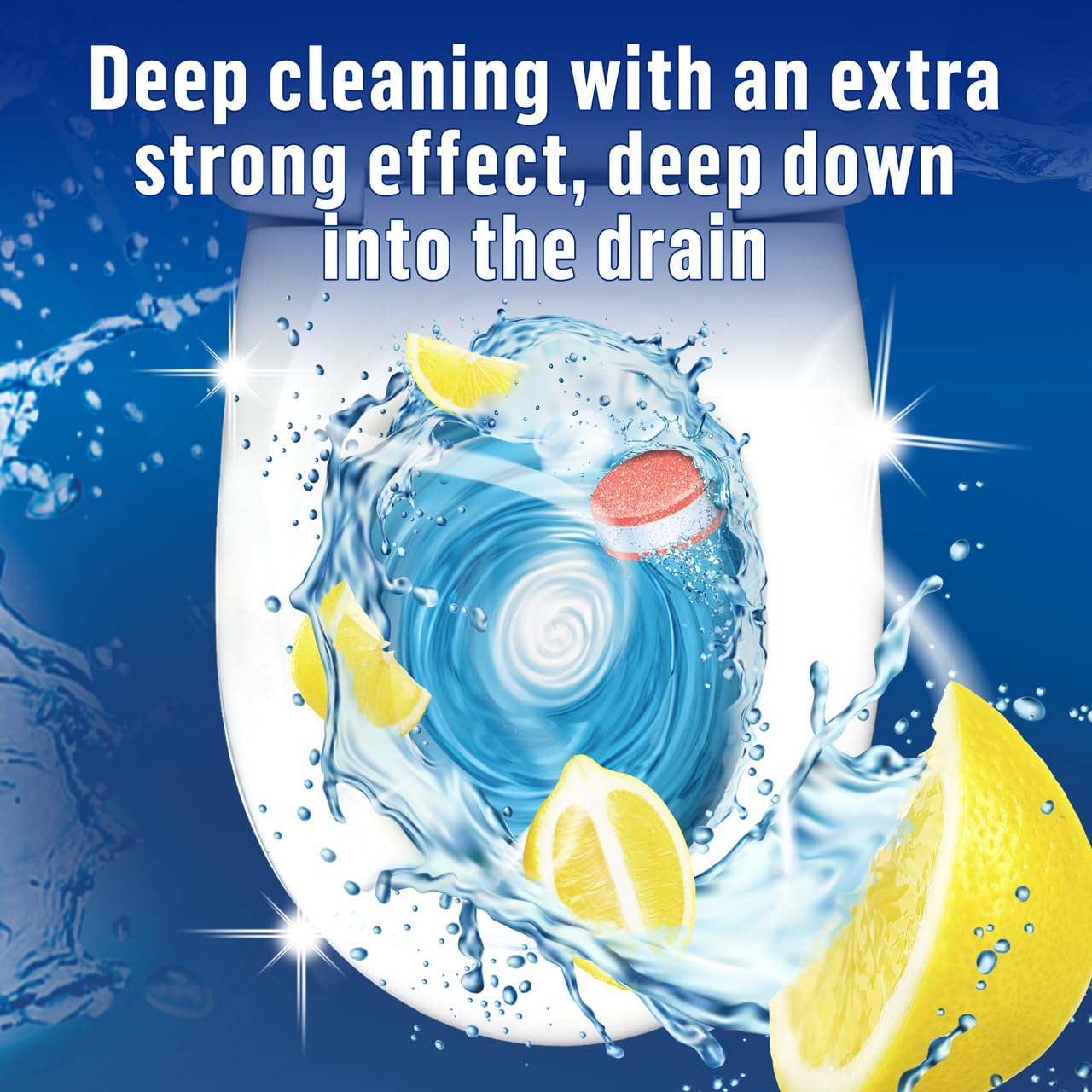 Bloo Power Fizz Tabs Anti-Limescale Toilet Cleaning Lemon, 8 Count 6