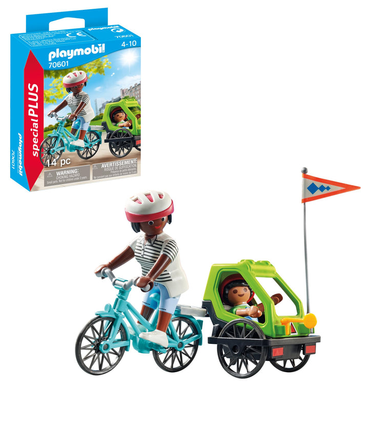 Playmobil 70601 Special Plus Bicycle Excursion Playset - Mother and Child Bike Adventure for Ages 4+