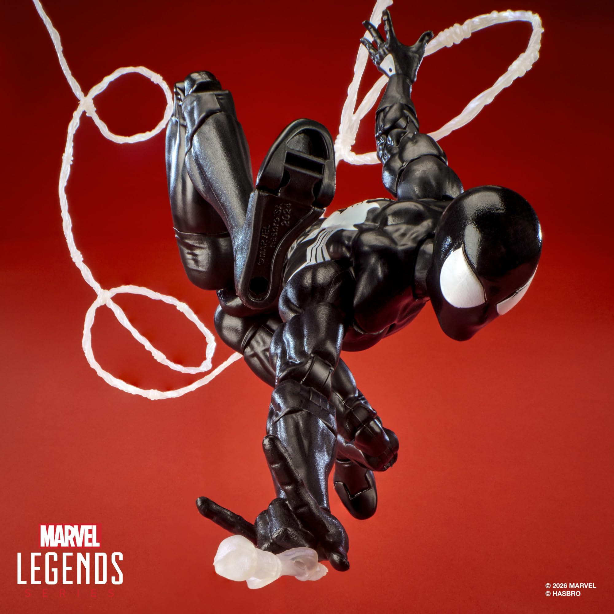 Marvel Legends Maximum Series Symbiote Spider-Man Action Figure - 15 cm, 20+ Points of Articulation, 17 Accessories 4