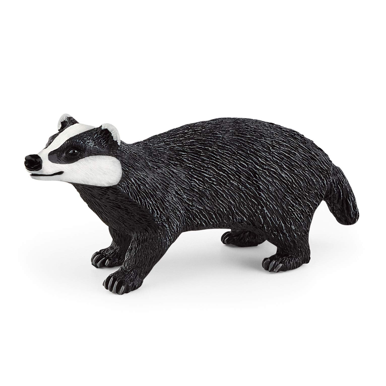 SCHLEICH Badger Figure - Wildlife Animal Toy for Kids 3-8 Years 1