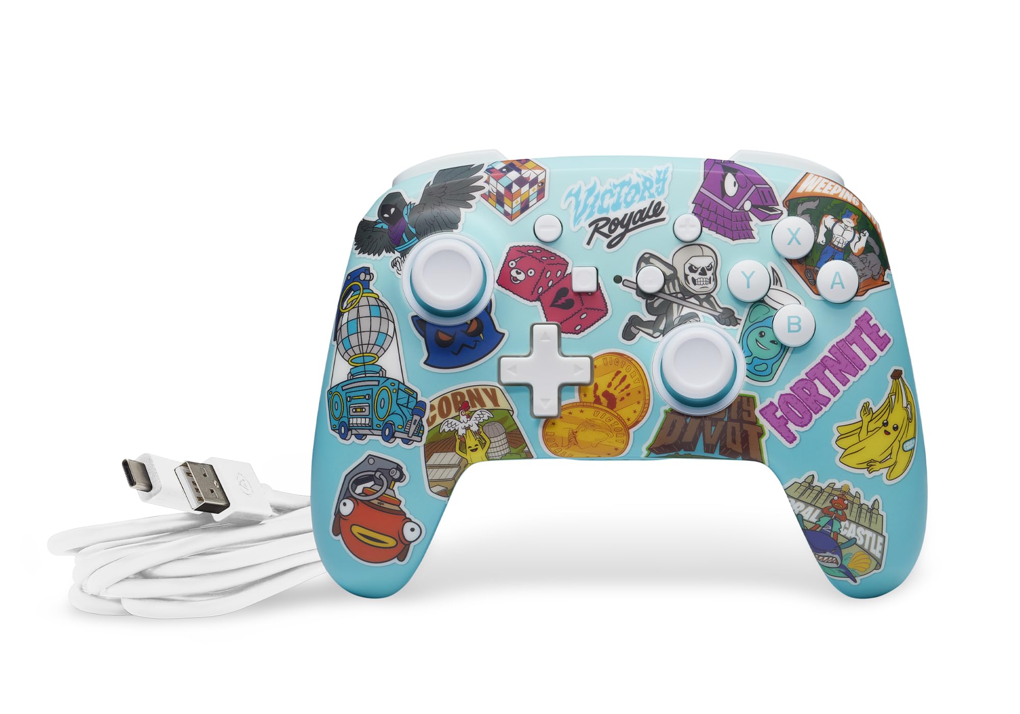 Fortnite Sticker Mania - PowerA Enhanced Wireless Controller for Nintendo Switch 18