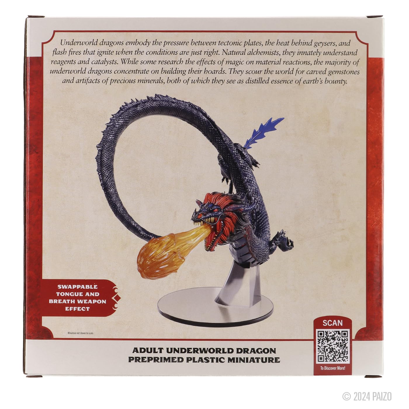 WizKids Pathfinder Battles Miniature - Adult Underworld Dragon | Plastic | 454g 4
