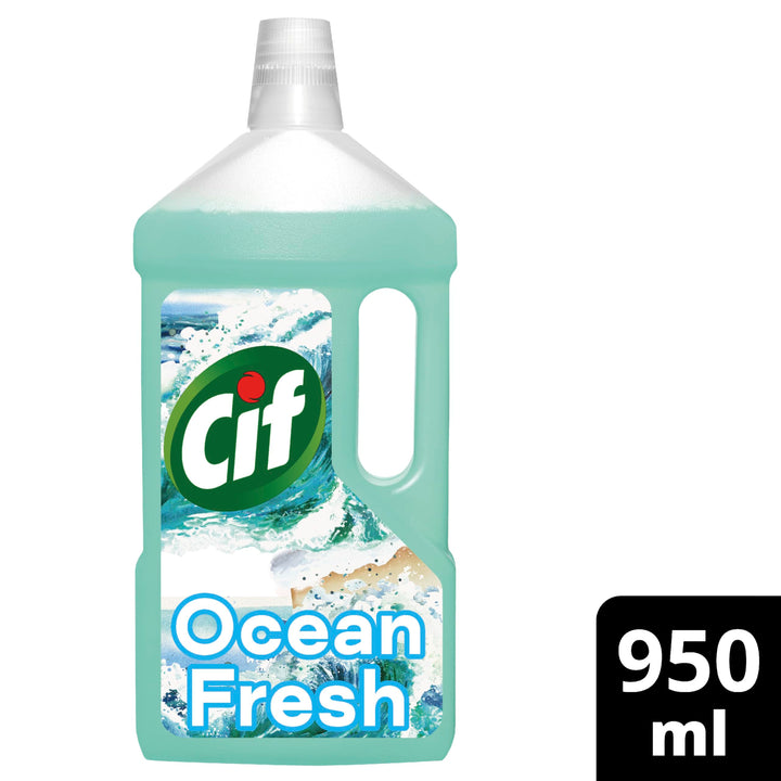 Cif Ocean Floor Cleaner - All-Purpose Floor Cleaning Solution for Linoleum, Vinyl, Ceramic Tiles
