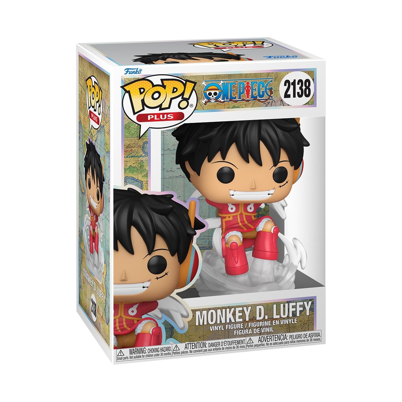 Funko POP! Plus Monkey D. Luffy Egghead Vinyl Figure | 3.75 in | Multicolor 1