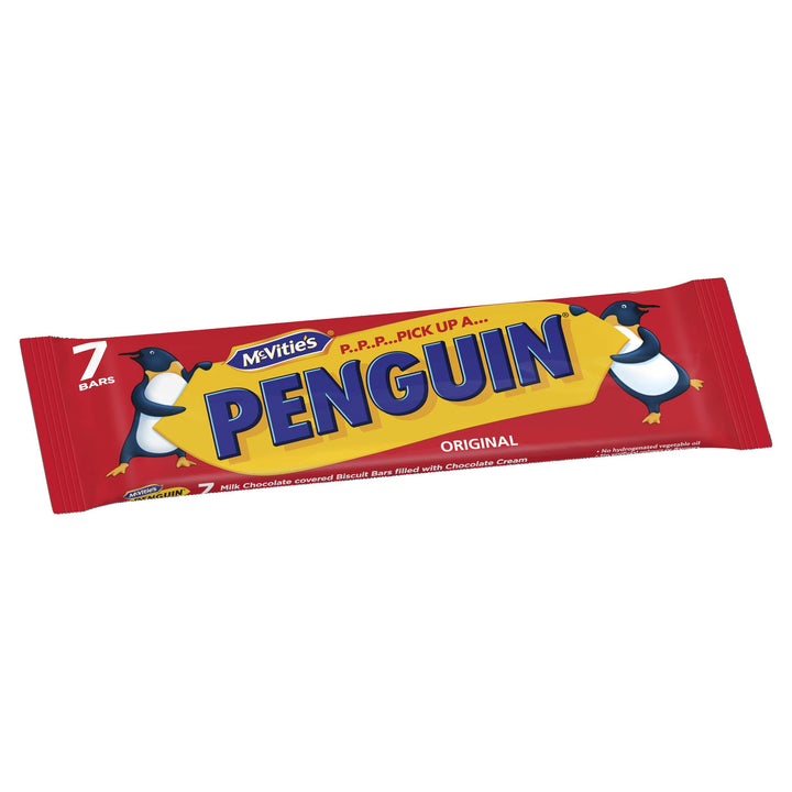 McVitie's Milk Chocolate Penguin Biscuits, 7 Individually Wrapped Biscuits