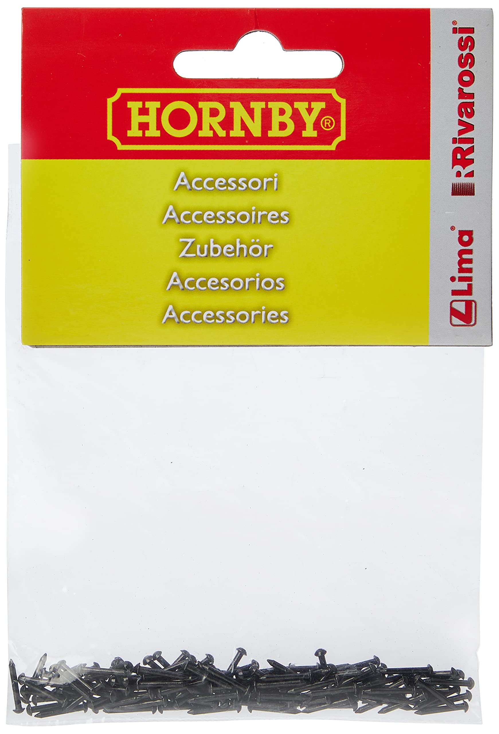 Hornby R207 Replacement Track Pins for OO Gauge Model Railway Sets | Pack of 130 | Plastic