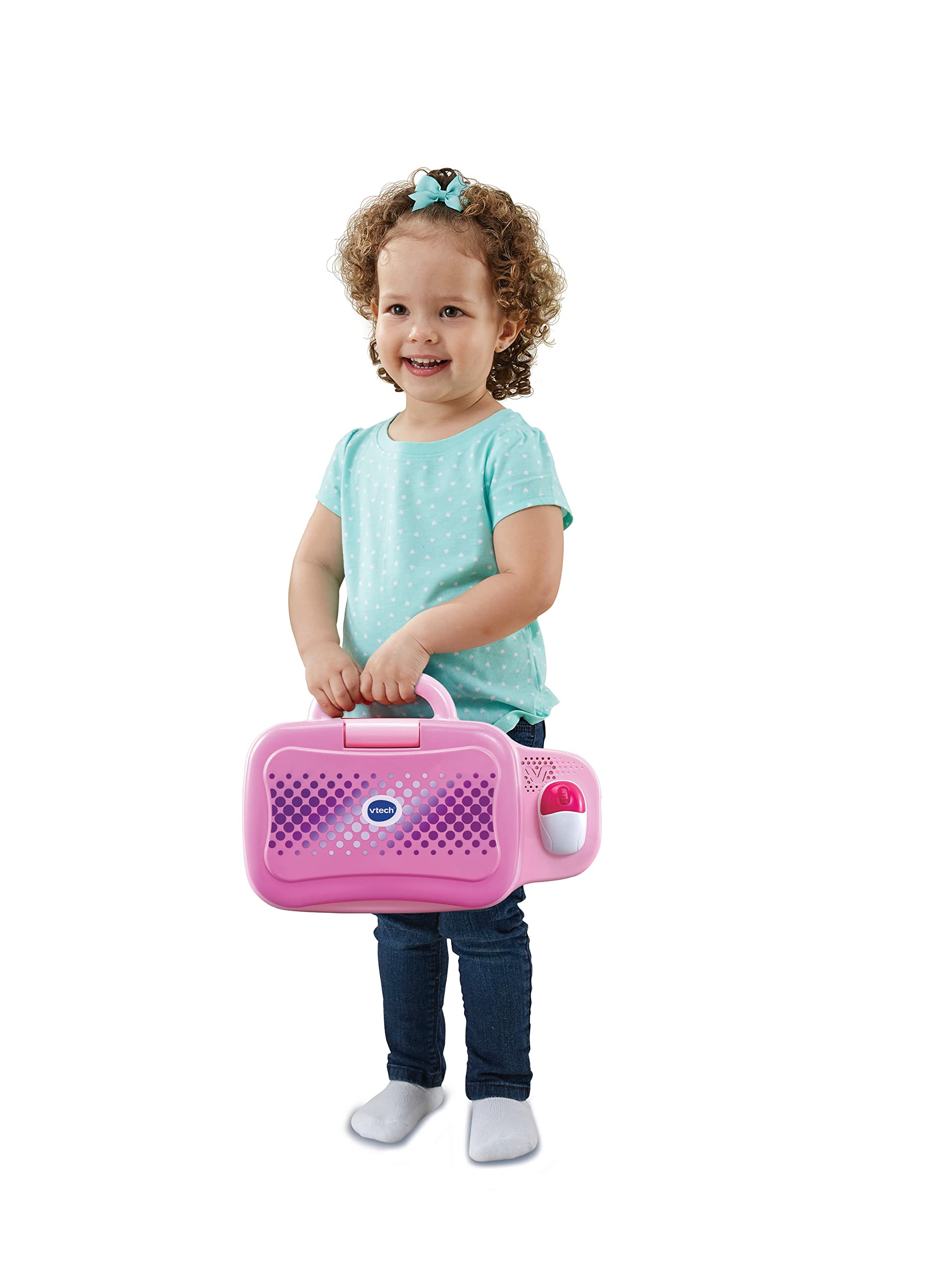 VTech Toddler Tech Laptop - Interactive Educational Computer Toy for Ages 2-5 | Pink 5