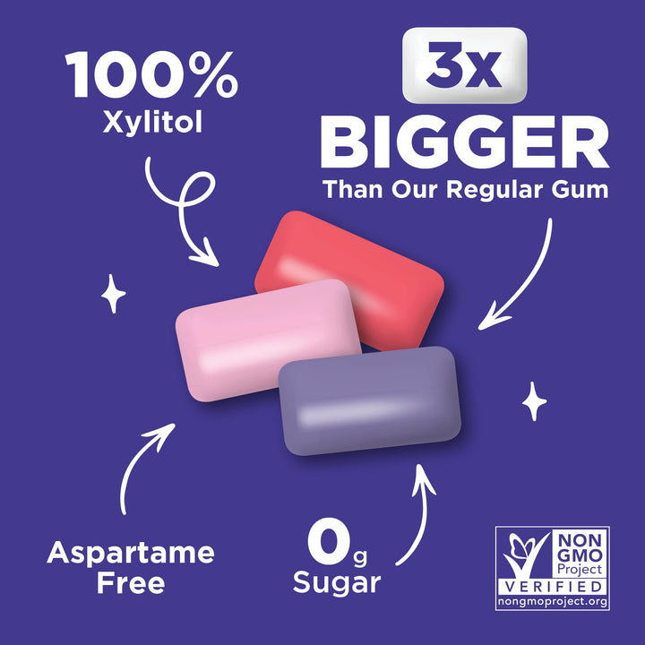 PUR - Jumbo Gum Chewing Gum (Resealable Bag)