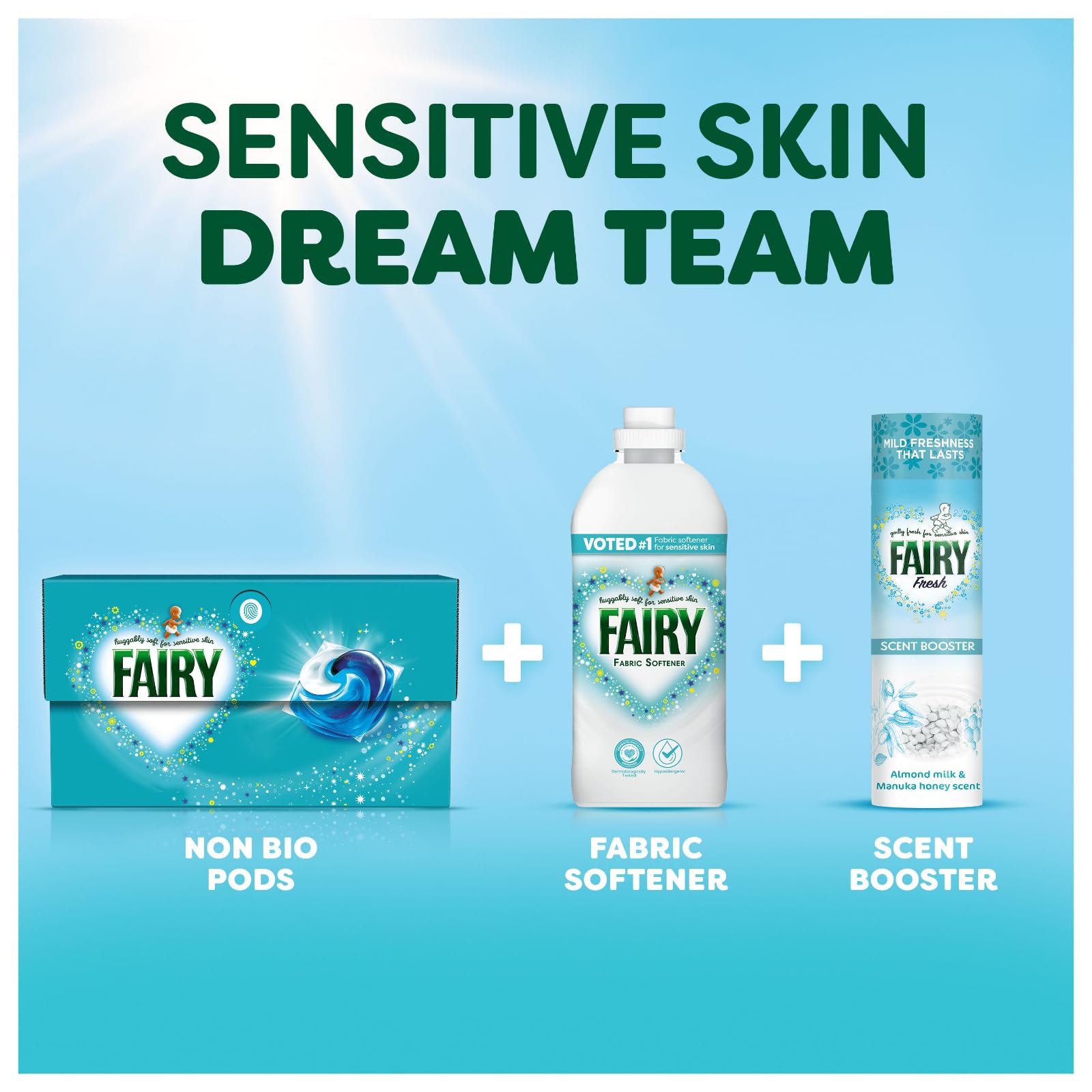 Fairy Non Bio Washing Liquid Pods - 38 Washes, Sensitive Skin Formula, Floral Scent 6