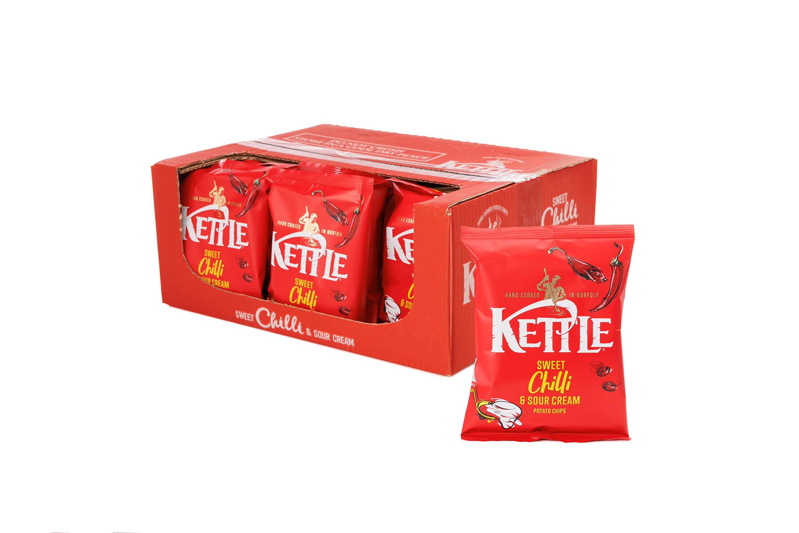Kettle Chips Sweet Chilli & Sour Cream Multipack Crisps | 18 x 40g Bags | 720g Total 1