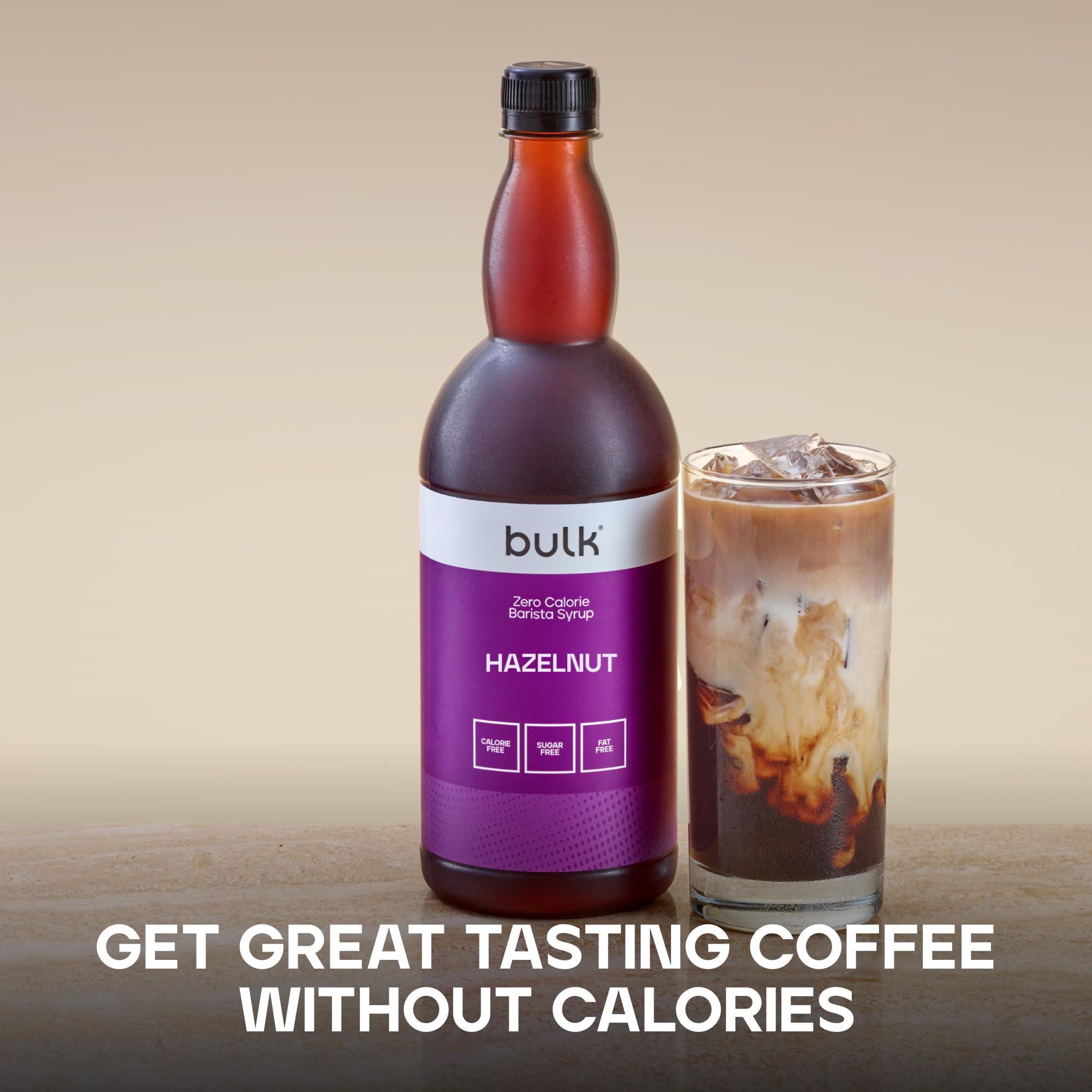 Bulk Zero Calorie Barista Syrup - Hazelnut Flavor | 1 Litre | Sugar & Fat Free