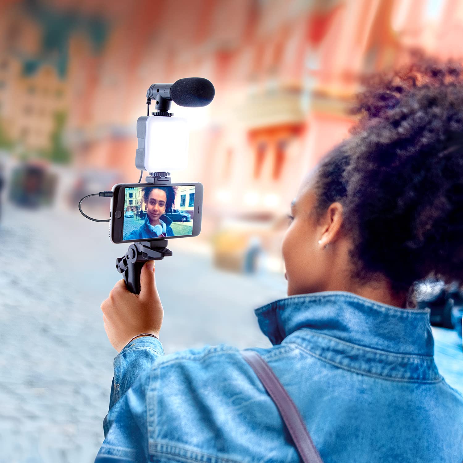 Canal Toys Studio Creator INF 033 Podcast and Vlogging Kit | LED Light, Mic, Tripod | Ages 8+ 8