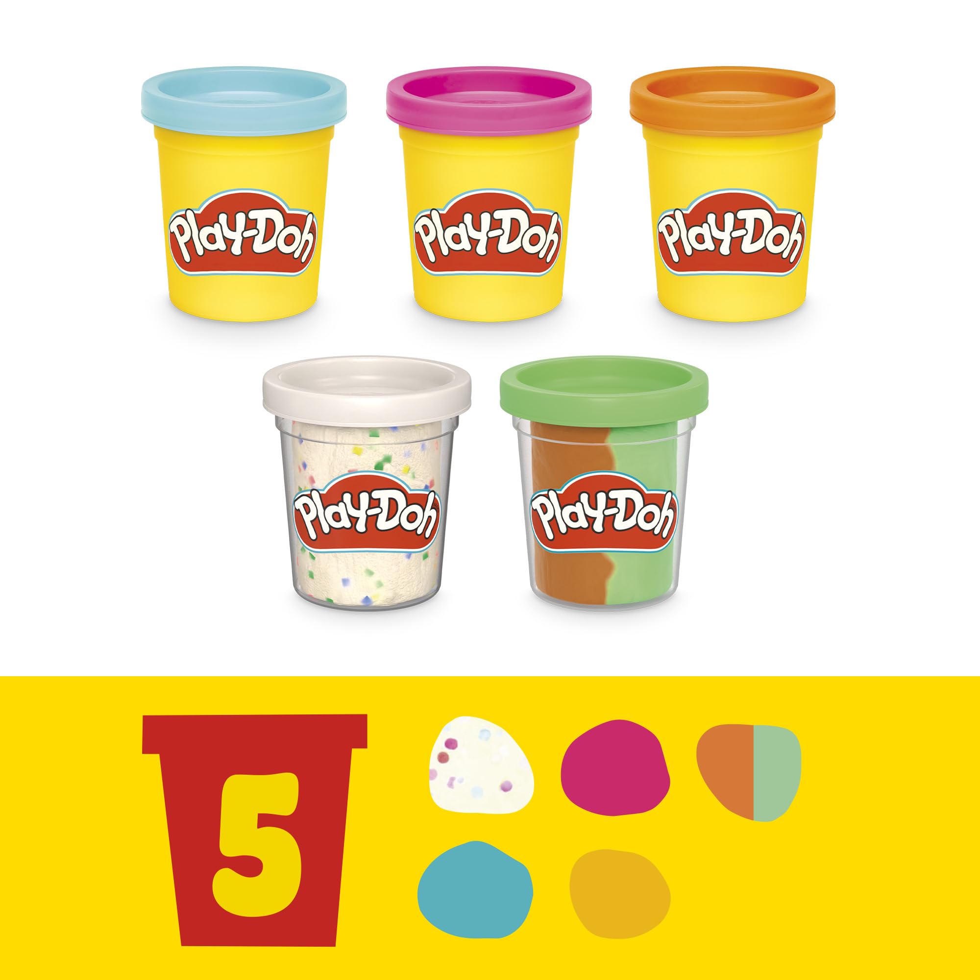 Play-Doh Kitchen Creations Magical Mixer Playset - Ages 3+ | Includes 5 Cans 6