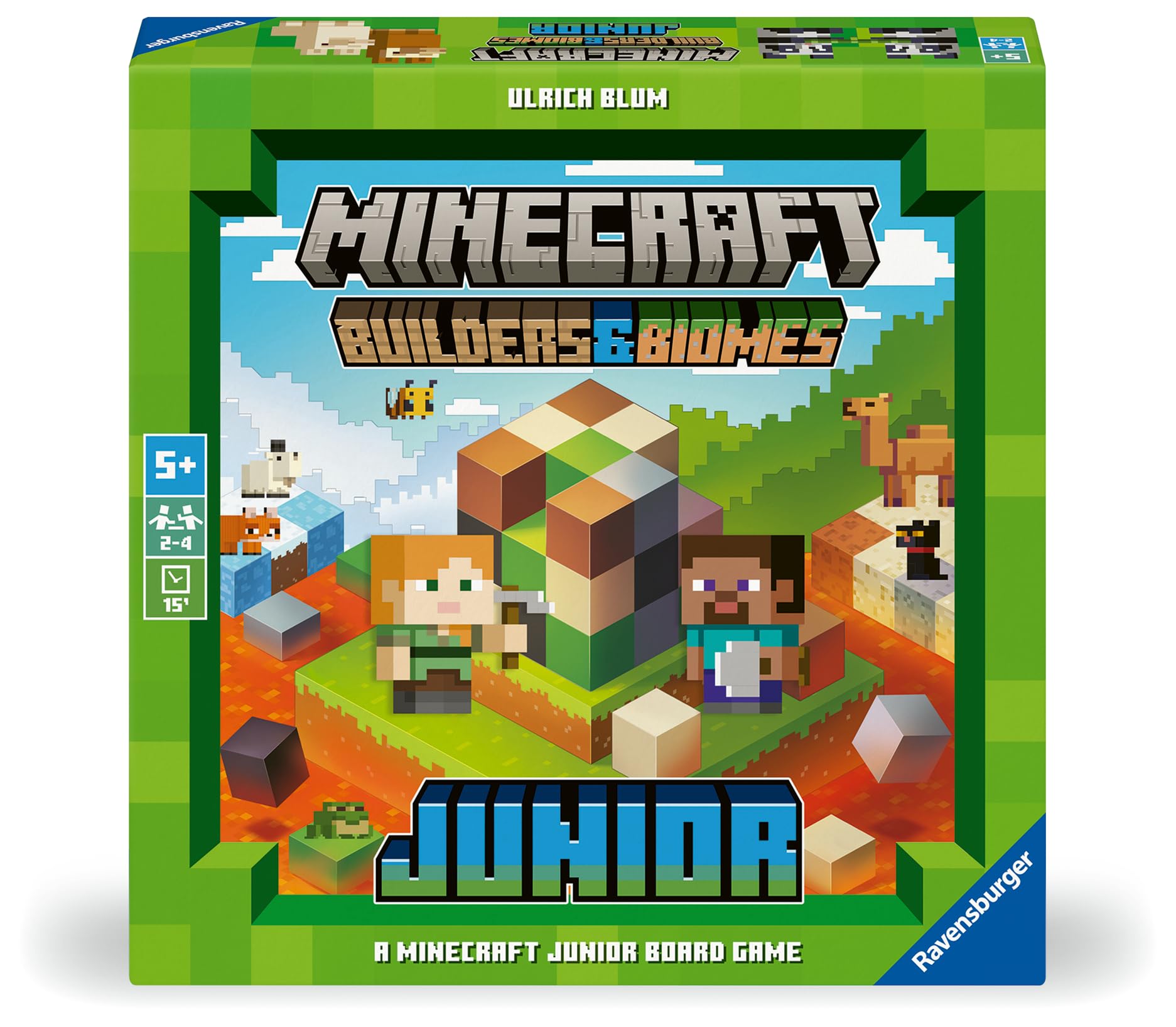 Ravensburger Minecraft Builders & Biomes Junior Board Game - Cooperative Play for Ages 5+ | 2-4 Players | 20 Min 6