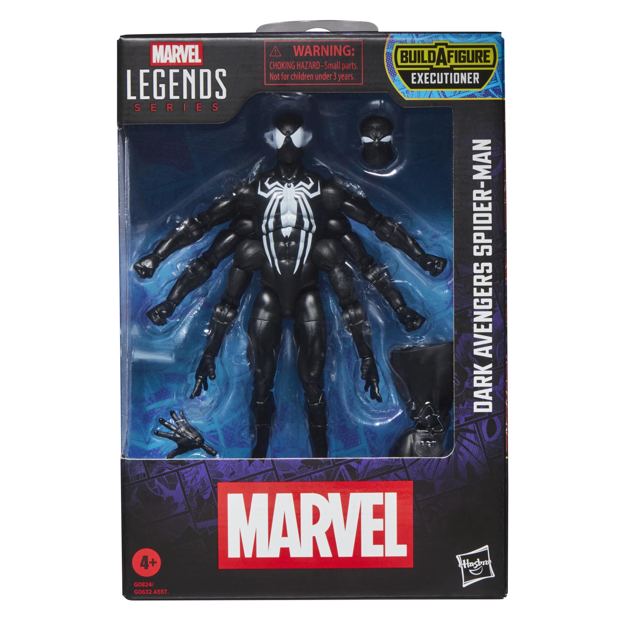Marvel Legends Series Dark Avengers Spider-Man Action Figure | 15 cm Scale | Hasbro