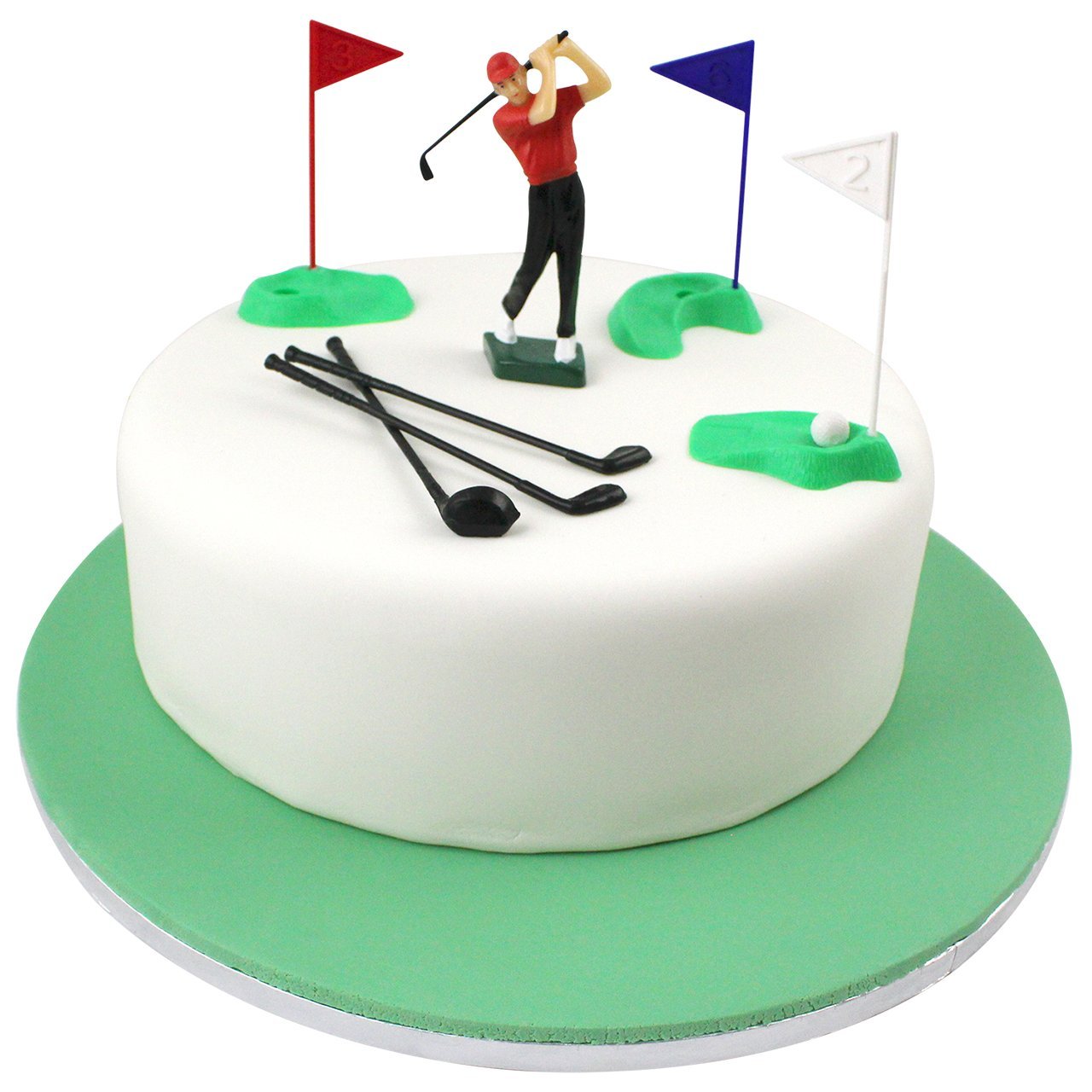 PME GS010 Golf Decorations - 13-Piece Plastic Cake Toppers Set 9
