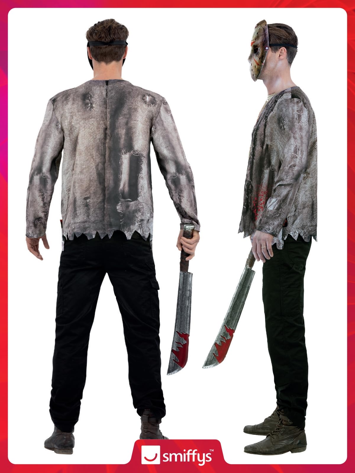 Smiffys Jason Voorhees Costume - Men's L Size 5