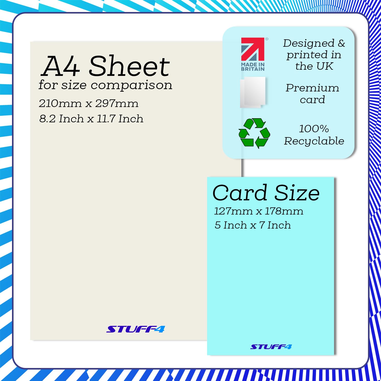 Stuff4 20th Anniversary Card for Men & Women | Married 2006 Newspaper Design | 5x7 Inch Greeting Card 6