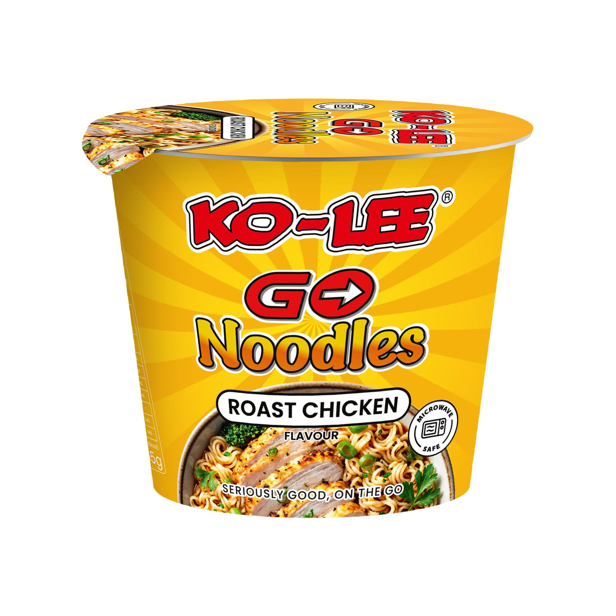 Ko-Lee Go Cup Roast Chicken Flavour Noodles - 65 g, Pack of 6