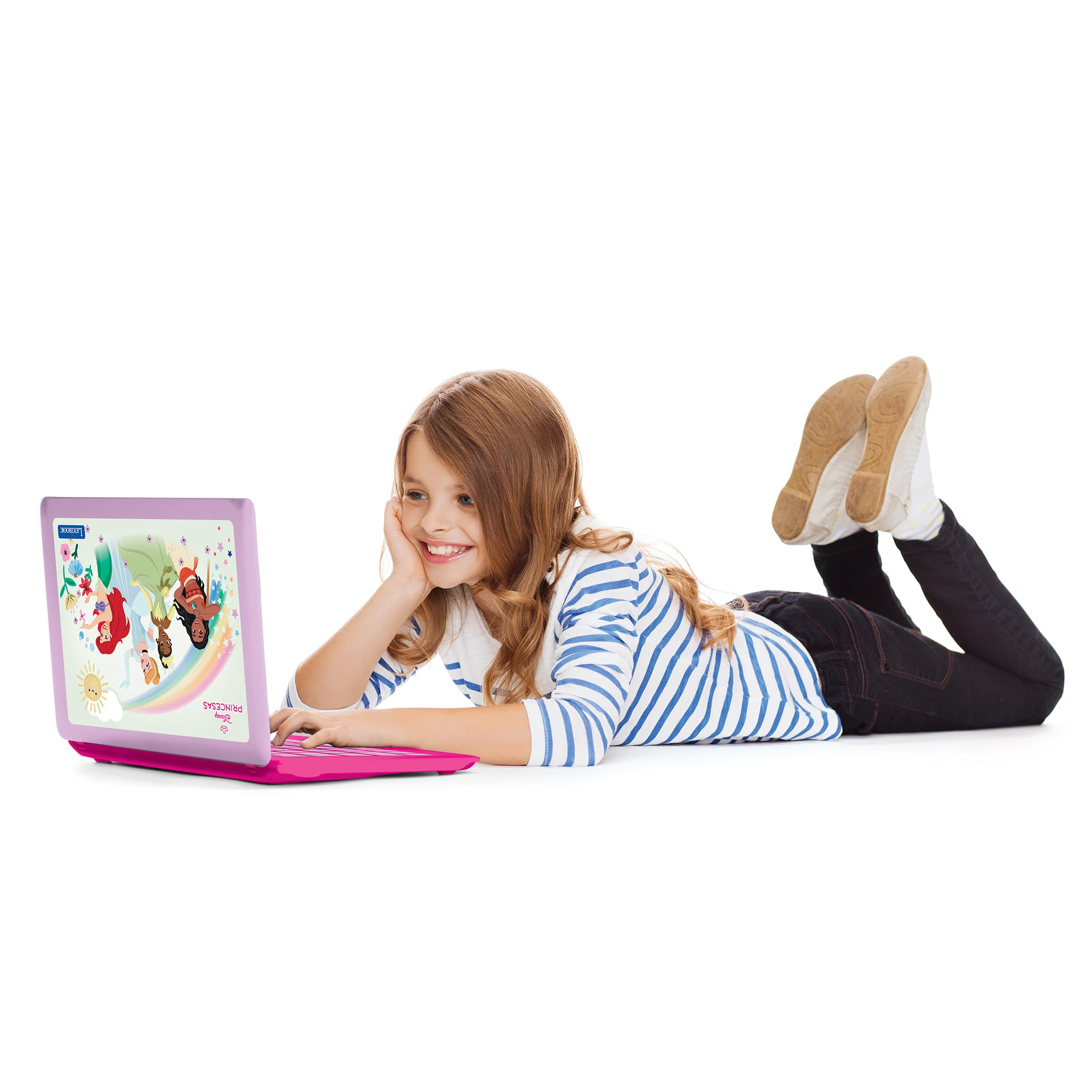 LEXIBOOK Disney Princess Bilingual Educational Laptop - Spanish/English Learning for Kids 5