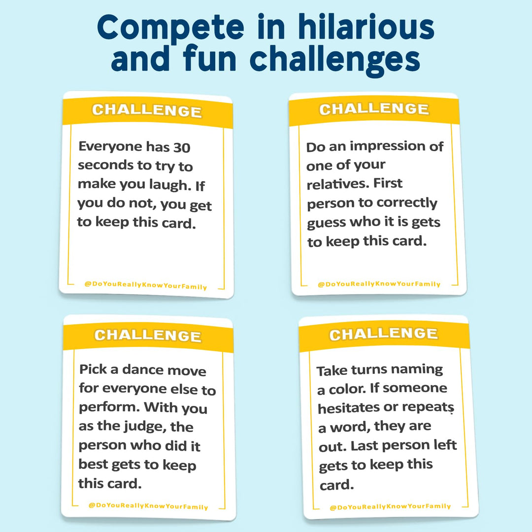 Moose Games Do You Really Know Your Family? Card Game