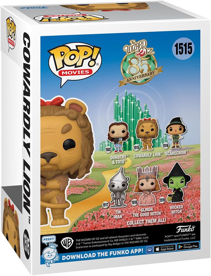 Funko Pop! Movies: The Wizard of Oz - Cowardly Lion Vinyl Figure (75973) 5