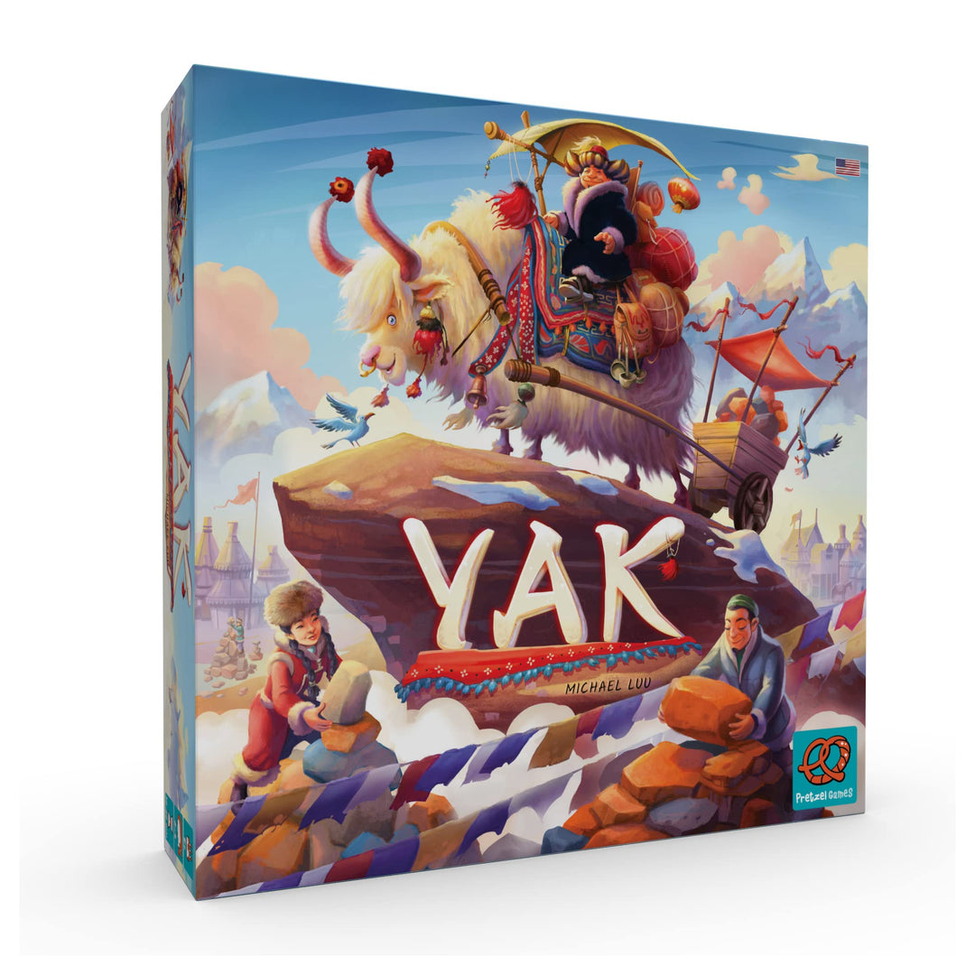 Pretzel Games Yak Board Game | Strategy Resource Management Game for 2-4 Players