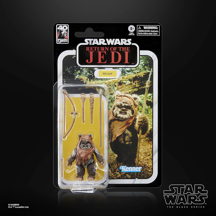 Hasbro Star Wars The Black Series Return of the Jedi - Wicket 6-Inch Action Figure (F7050)