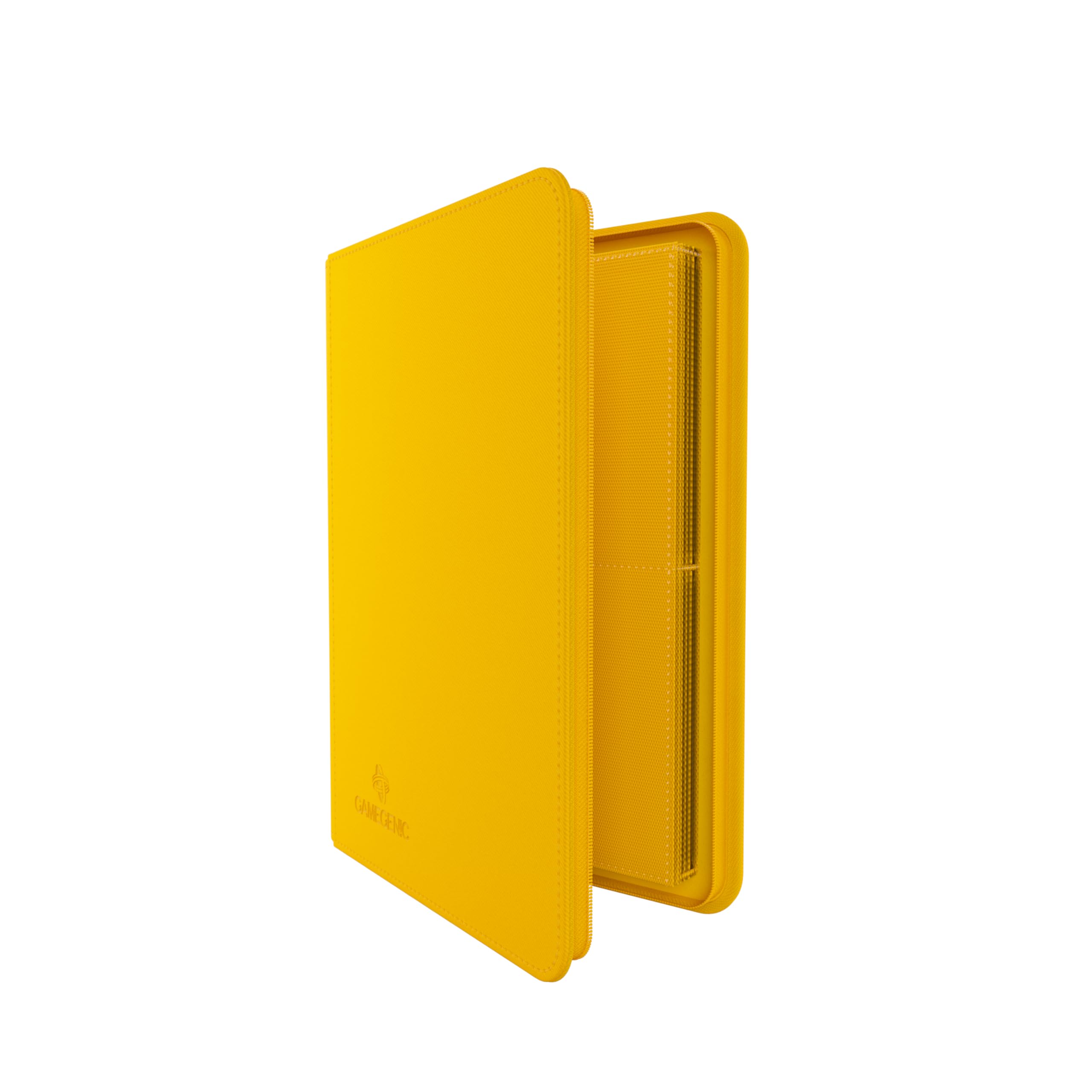 Gamegenic Zip-Up Album 8-Pocket - Yellow | Holds 160 Cards | Impact Resistant