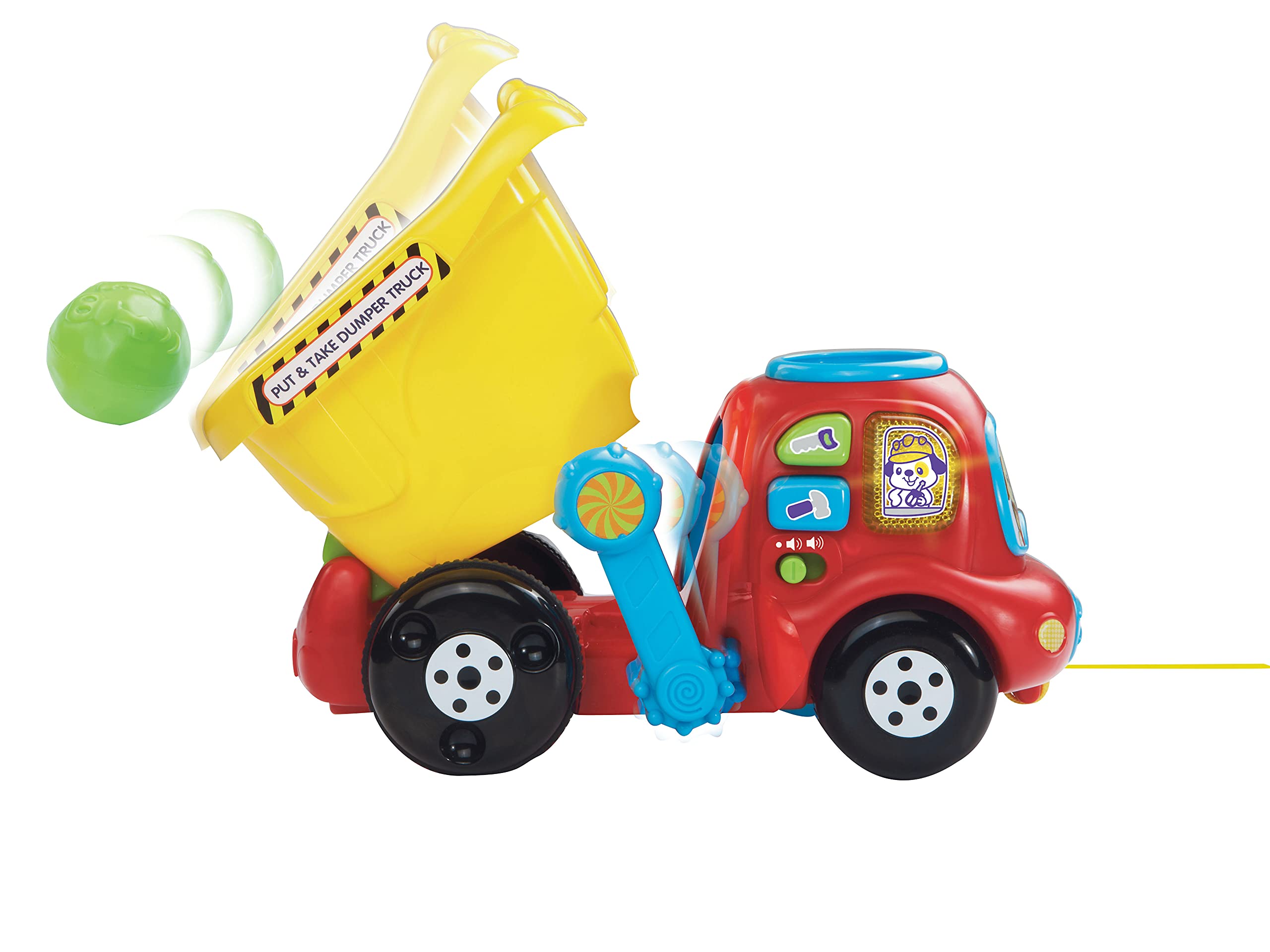 VTech Put and Take Dumper Truck - Interactive Educational Toy for Toddlers 6M+ 11