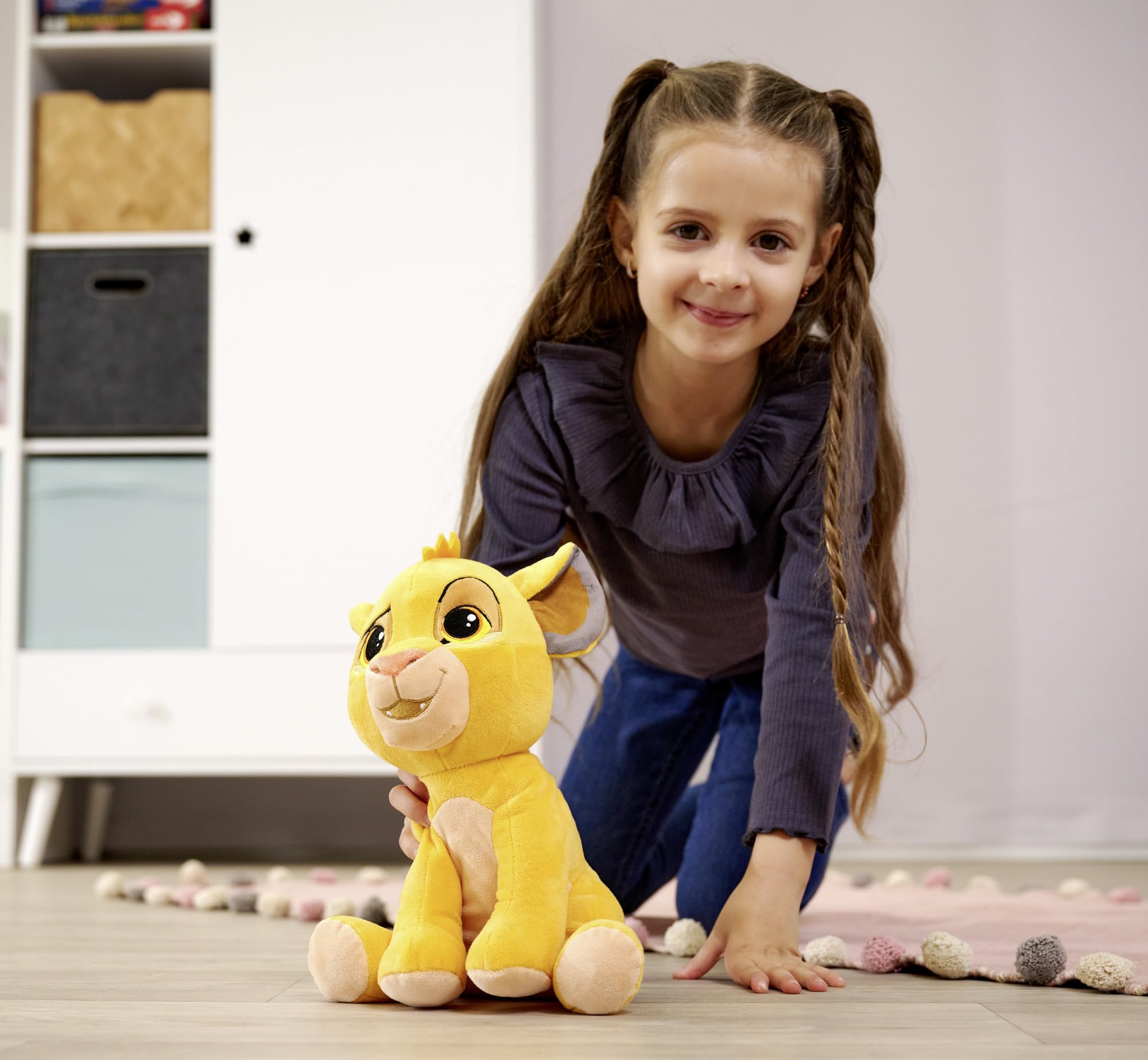 Simba Disney Lion King Plush Toy - 25cm Tall, Officially Licensed 6