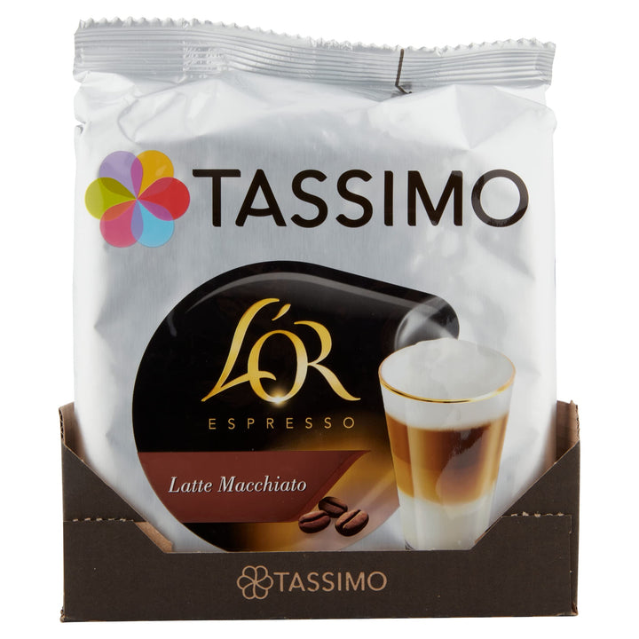 Tassimo L'OR Latte Macchiato Coffee Pods, 8 Count (Pack of 5) – 40 Drinks
