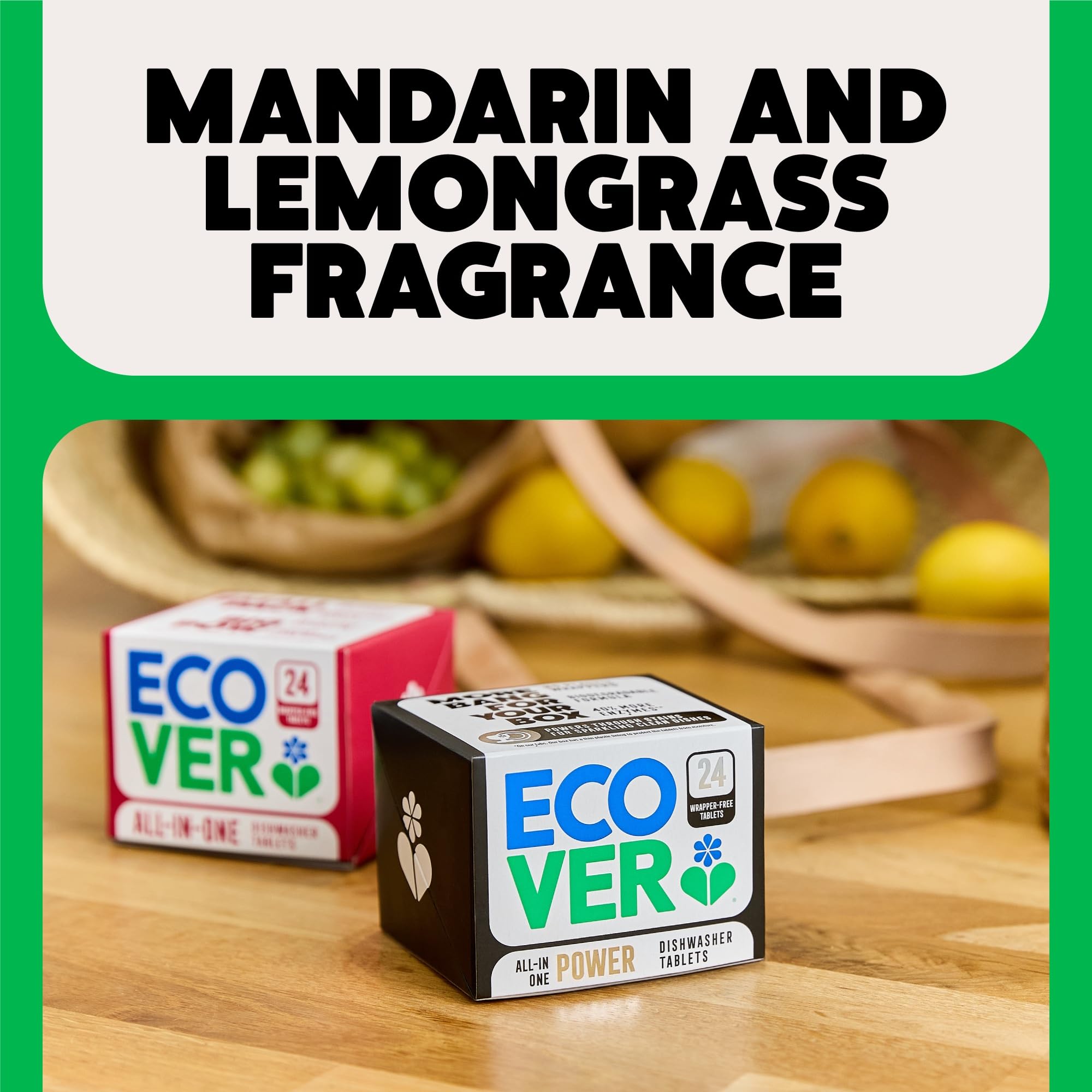 Ecover - All-In-One Power Dishwasher Tablets with Rinse Aid & Salt 7