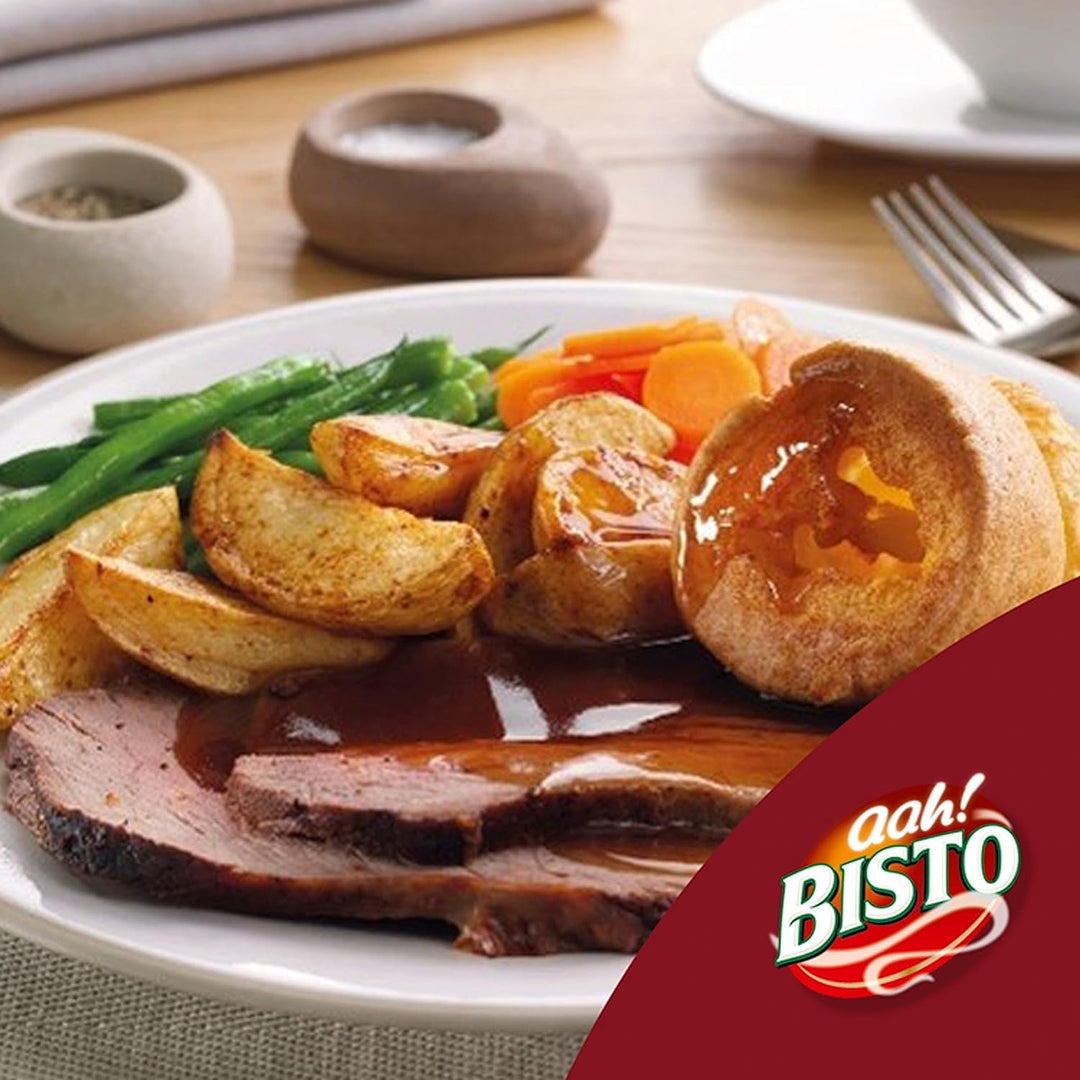 Bisto - Best Reduced Salt Beef Gravy Granules Made with Real Beef Extract