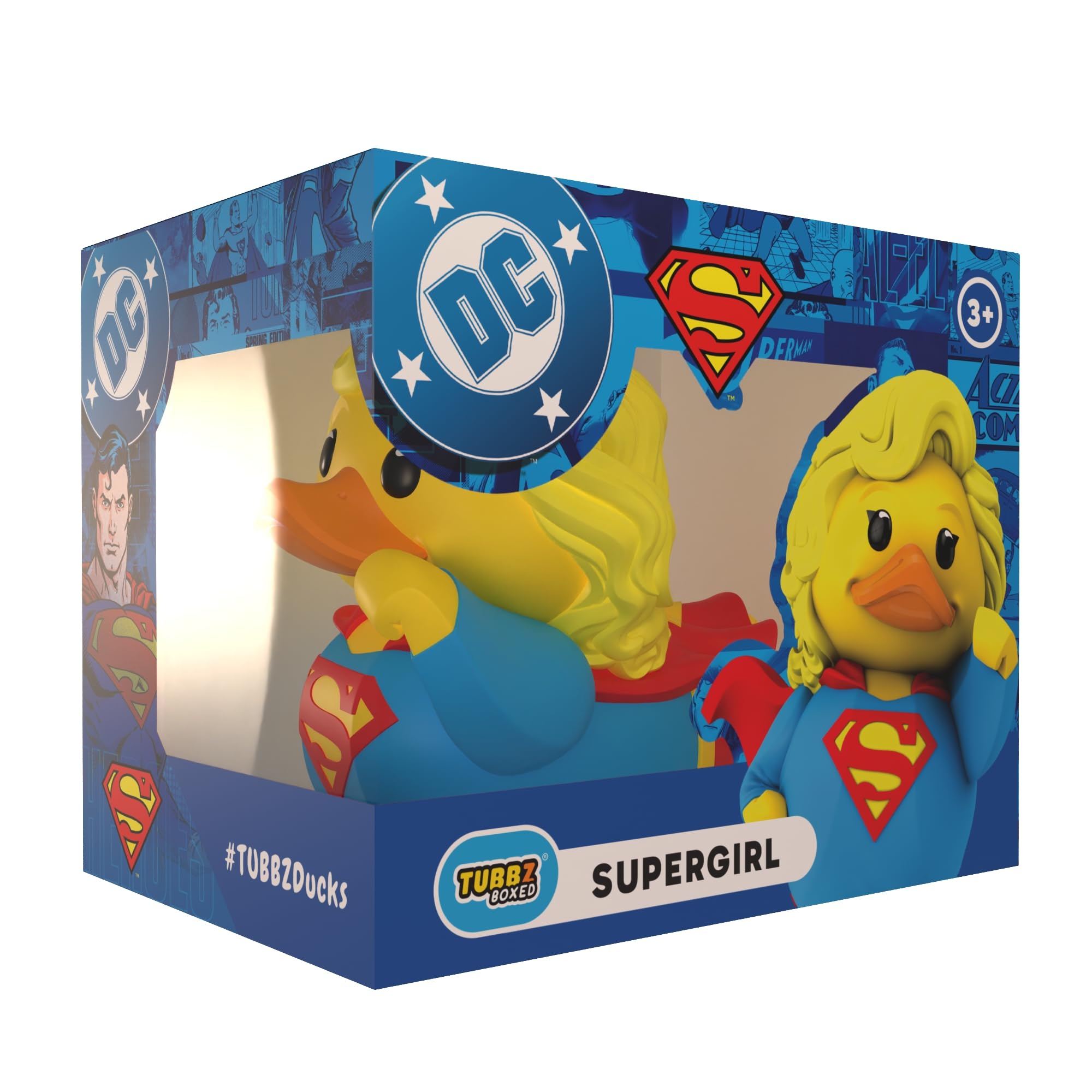 TUBBZ DC Comics Supergirl Cosplaying Rubber Duck Vinyl Figure | 3.54-inch Collectible