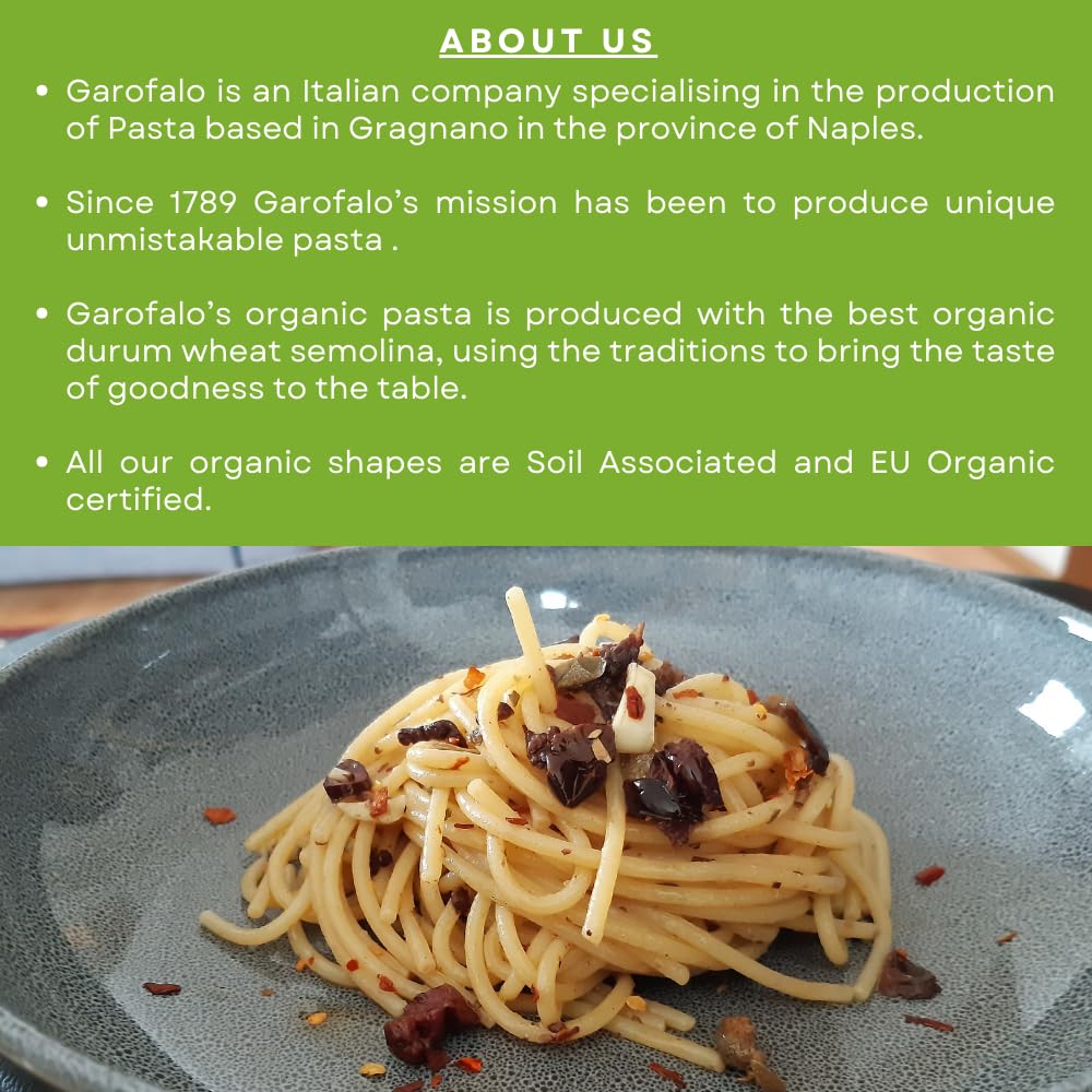 Garofalo Organic Spaghetti Italian Dried Pasta, 500g 6